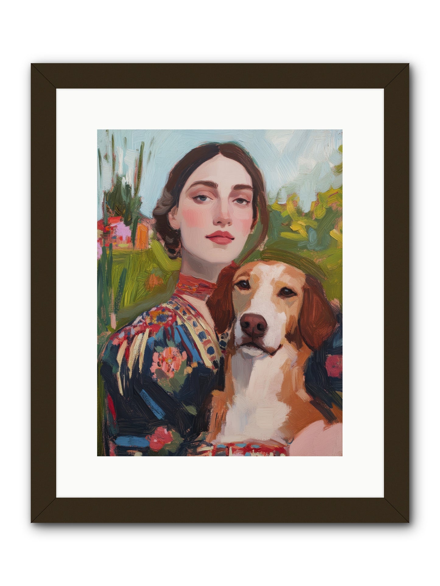 Wild Rose -- Framed Print - Black 12x16