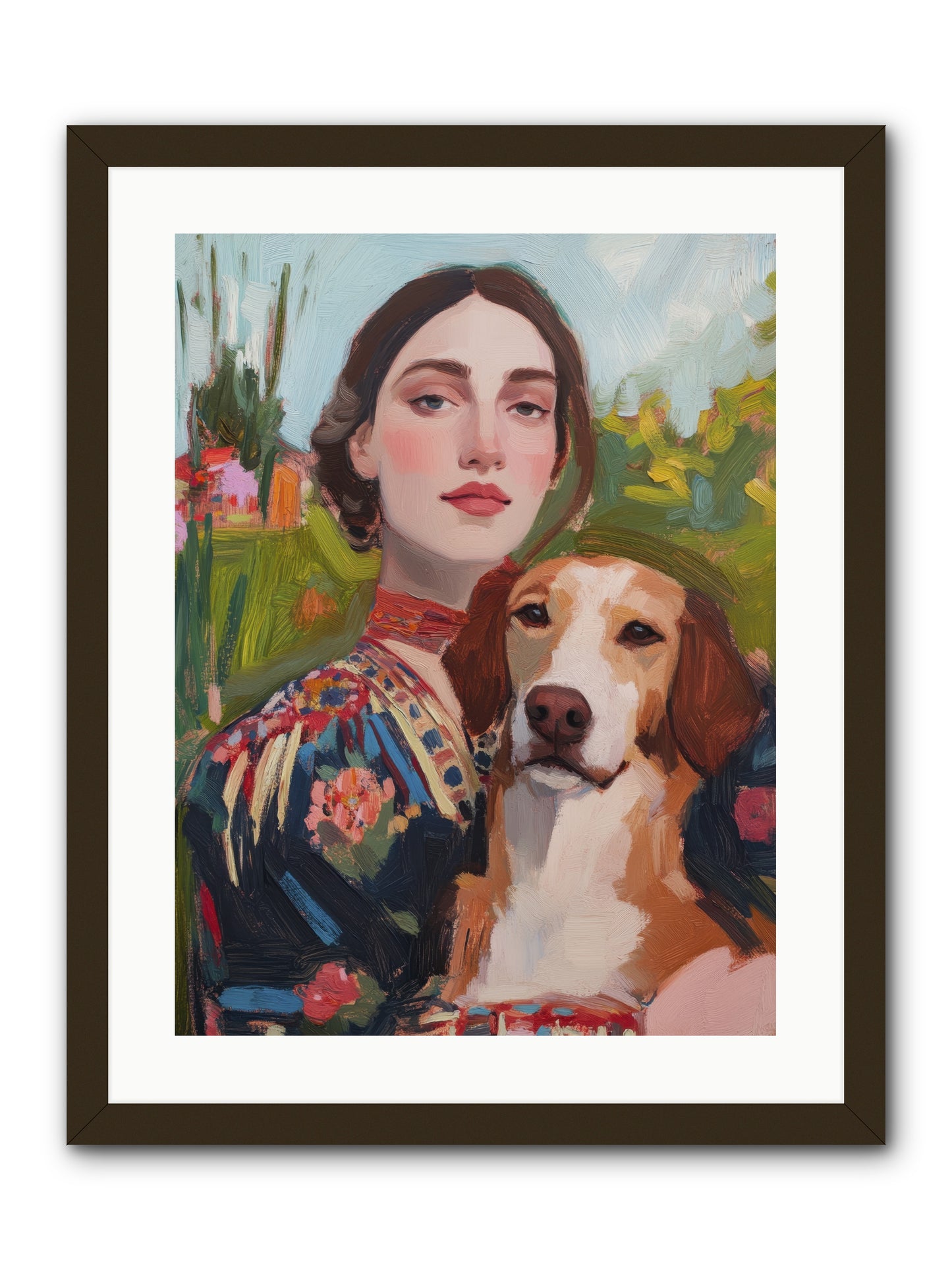 Wild Rose -- Framed Print - Black 18x24