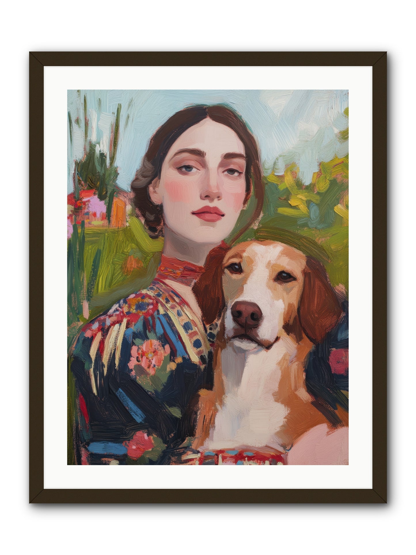 Wild Rose -- Framed Print - Black 24x32