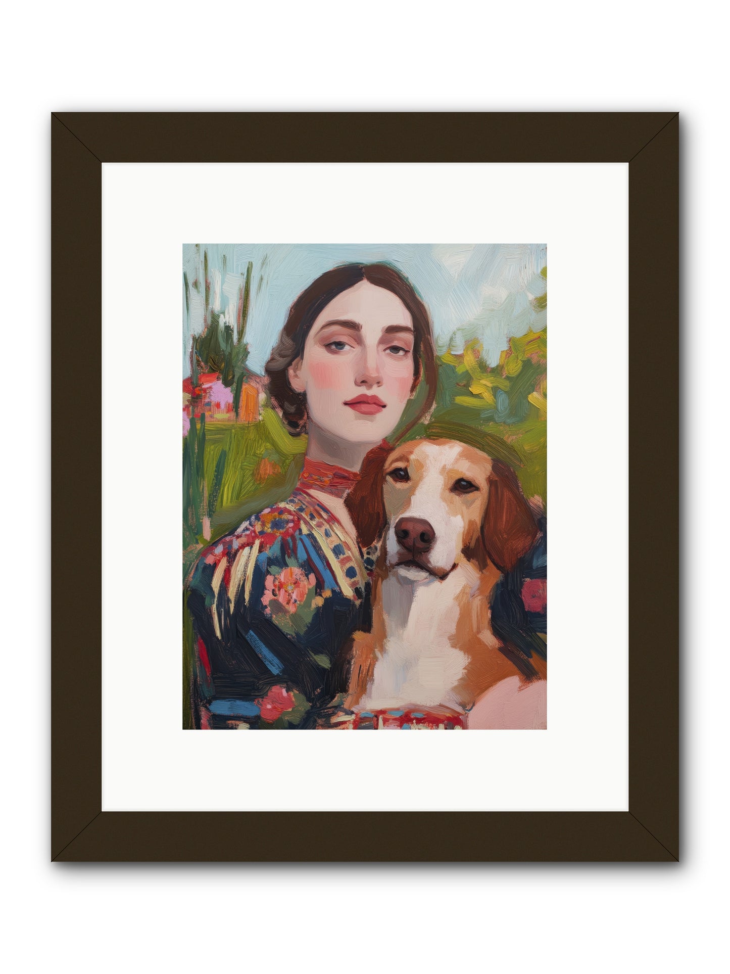 Wild Rose -- Framed Print - Black 9x12