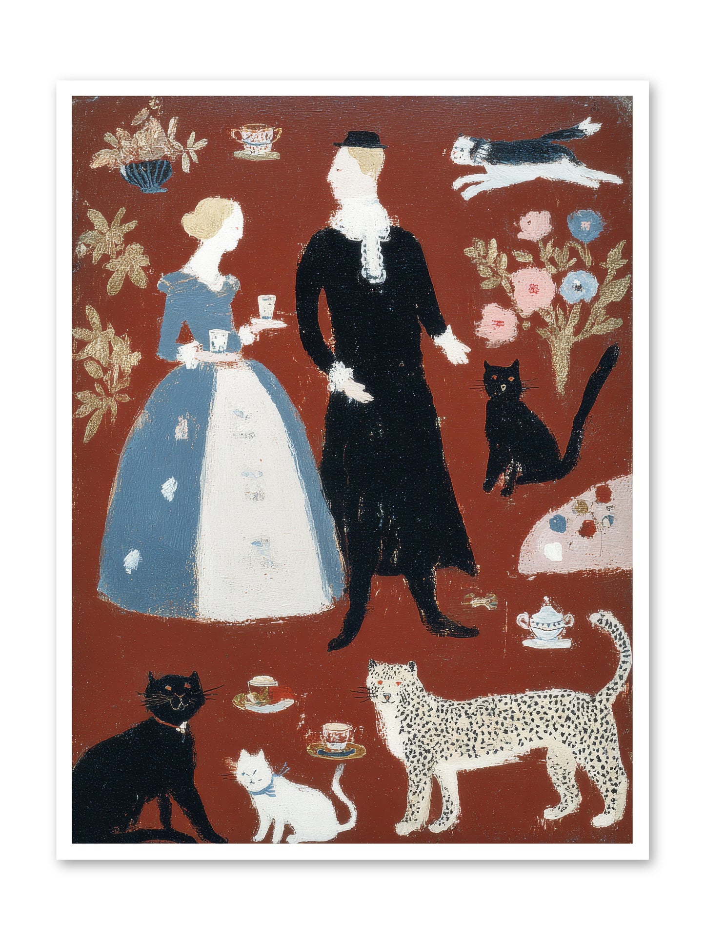 Wild Things Come for Tea -- Paper Print 36x48