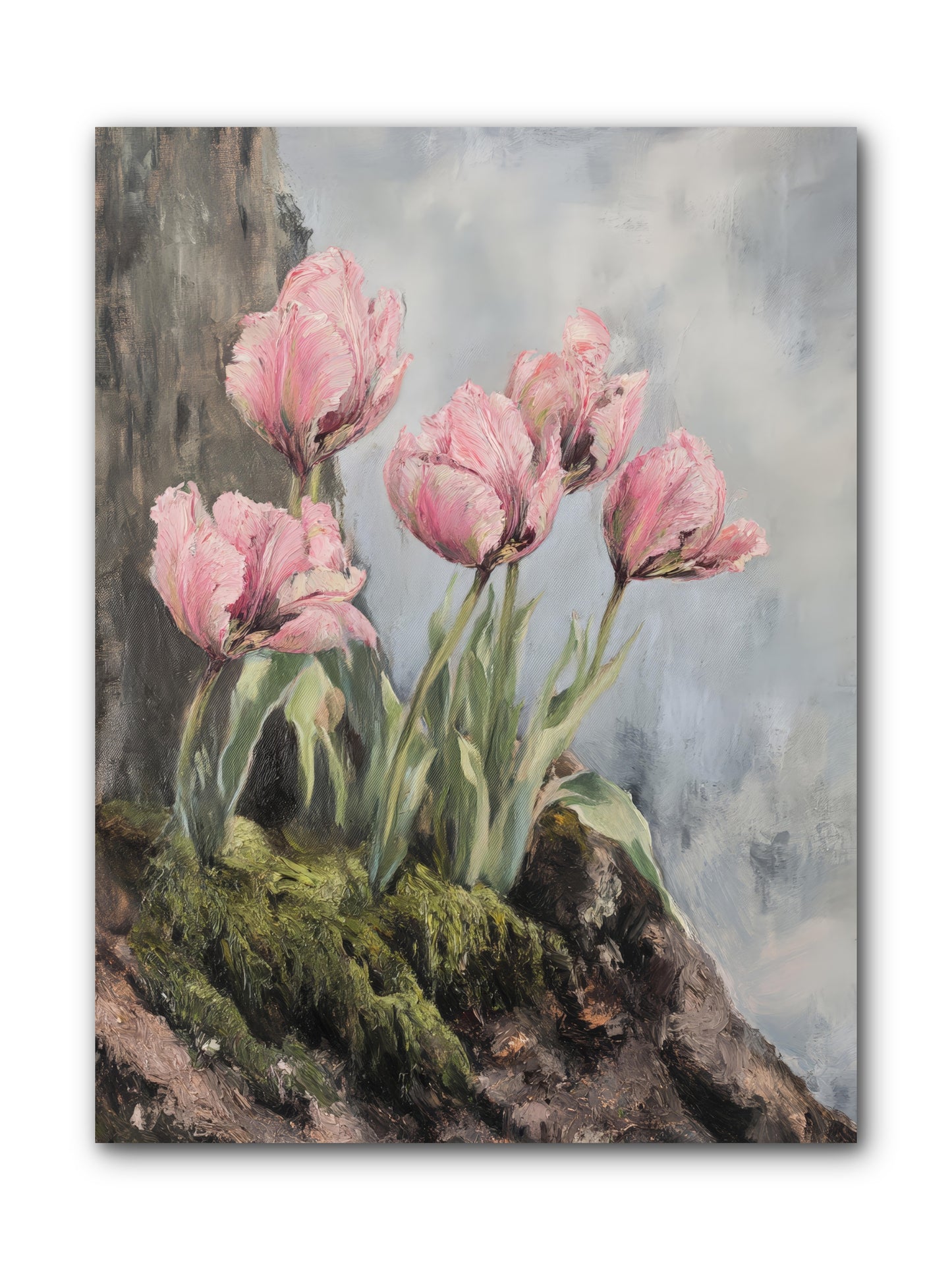 Wild Tulip Tales -- Wrapped Canvas 9x12