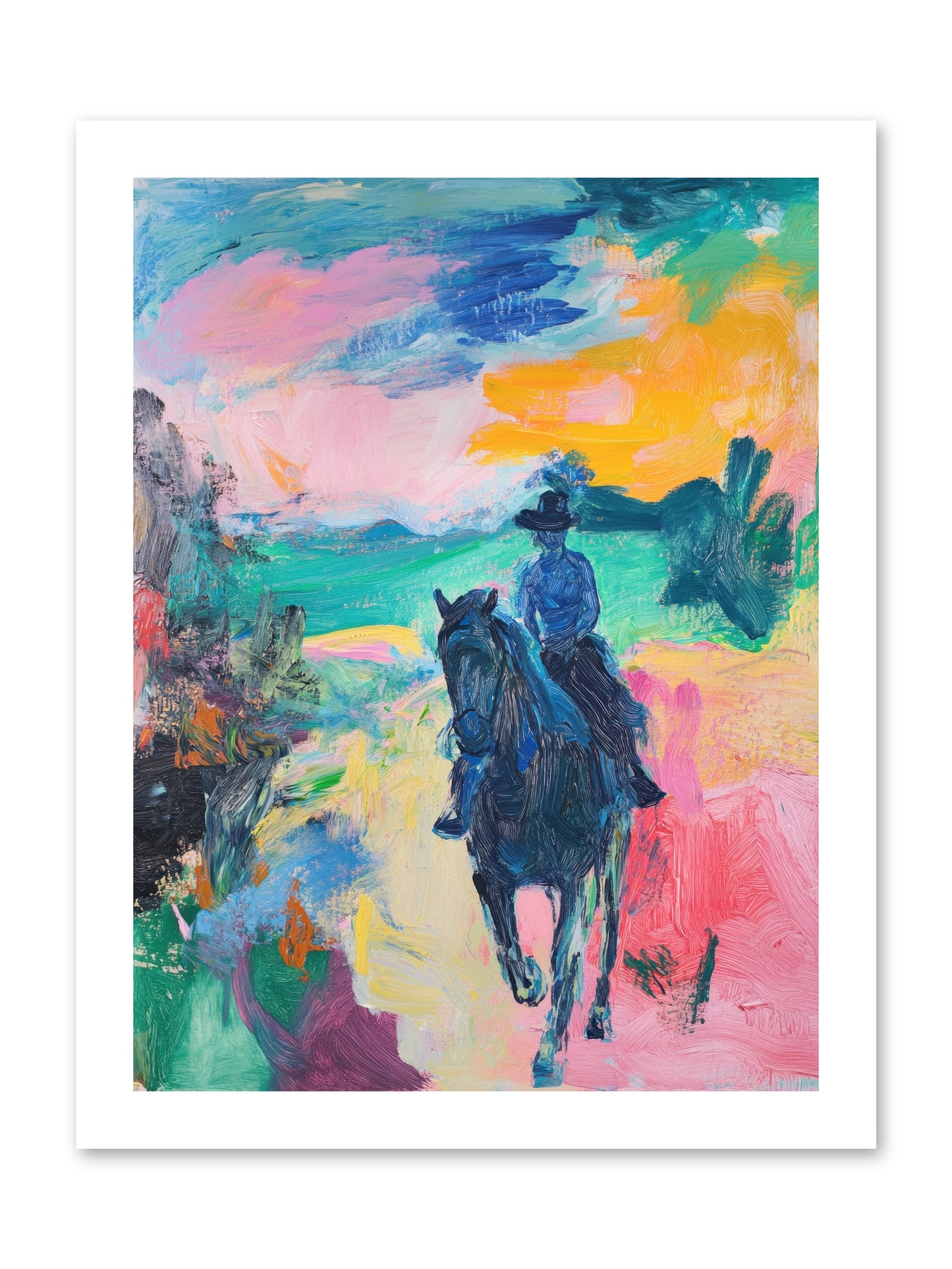 Wild West Wind -- Paper Print 12x16