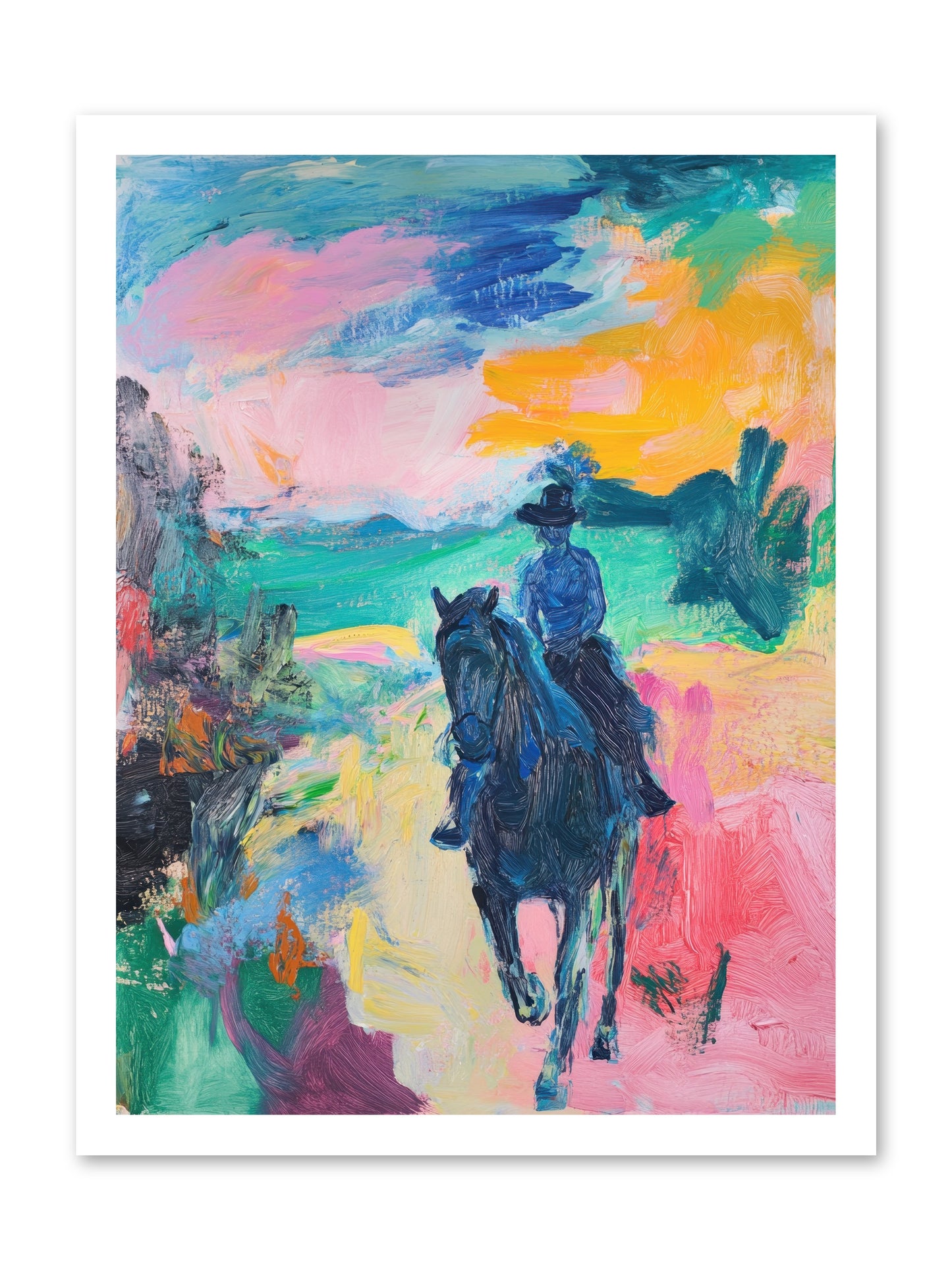 Wild West Wind -- Loose Canvas Print 18x24