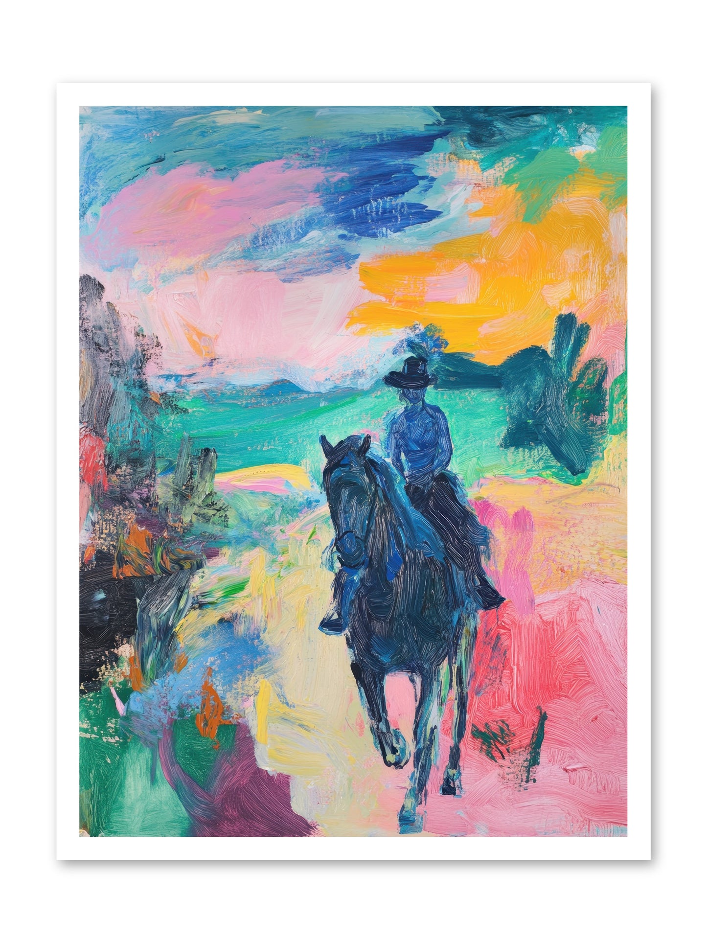 Wild West Wind -- Paper Print 24x32