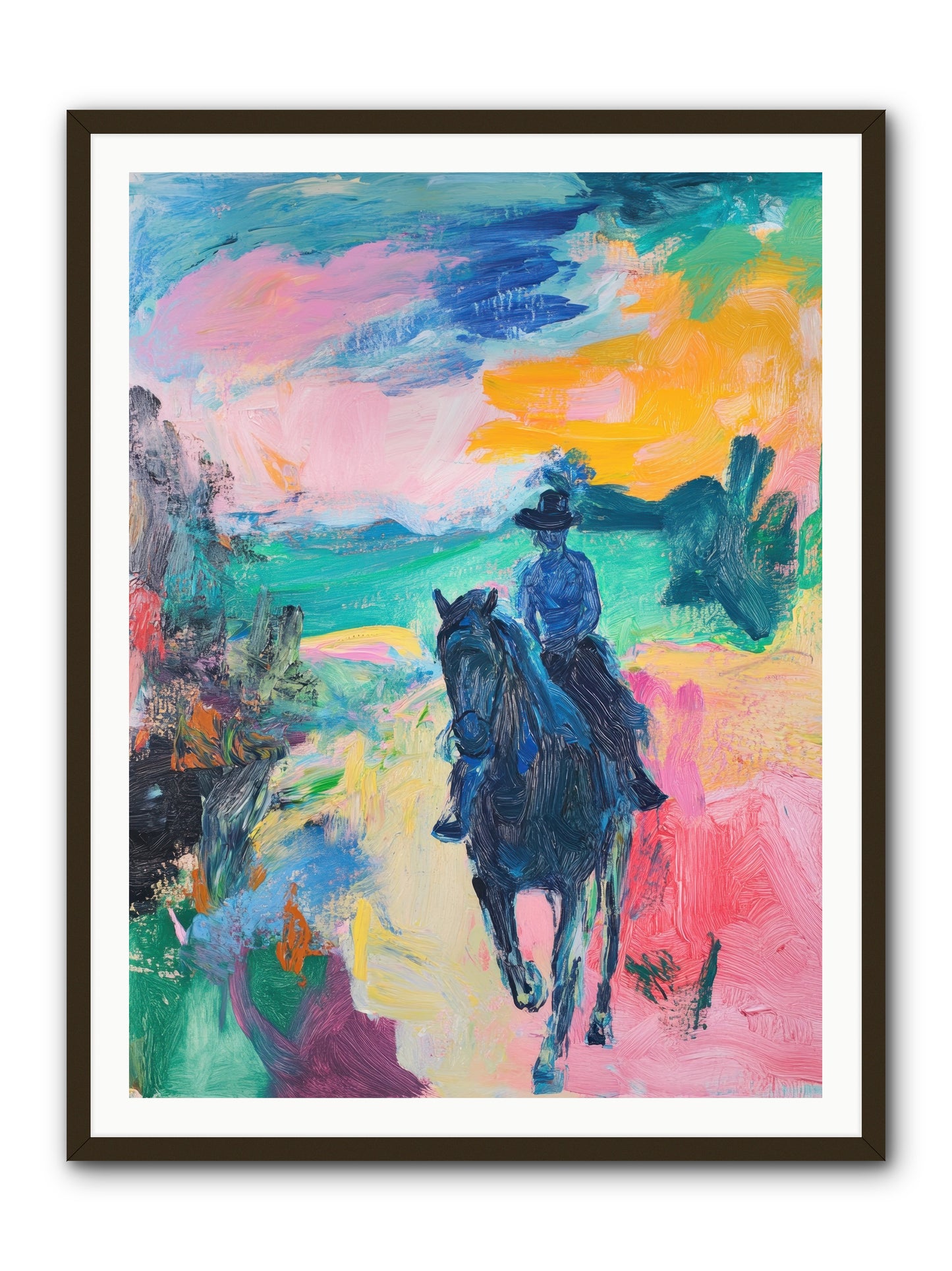 Wild West Wind -- Framed Print - Black 36x48