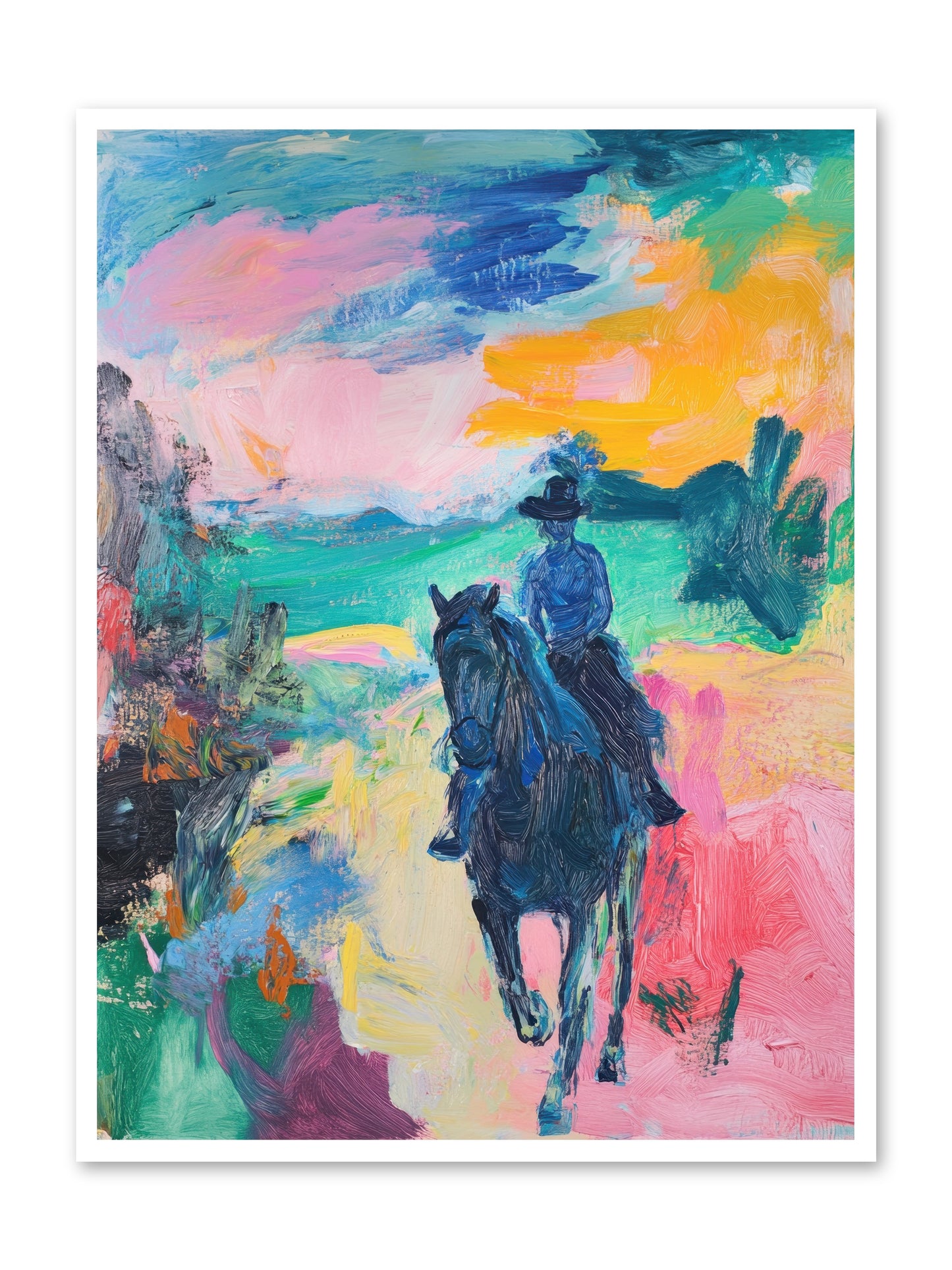 Wild West Wind -- Loose Canvas Print 36x48