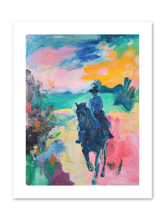 Wild West Wind -- Paper Print 9x12