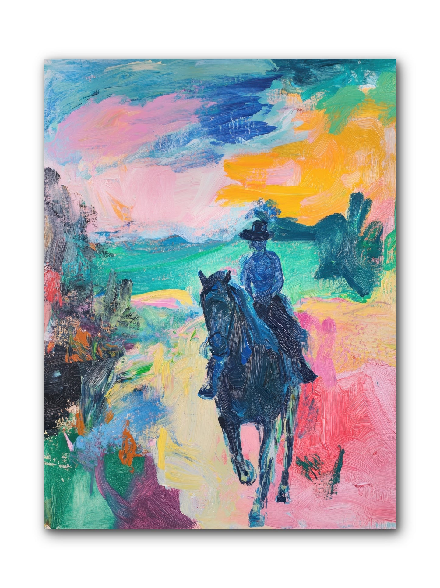 Wild West Wind -- Wrapped Canvas 9x12