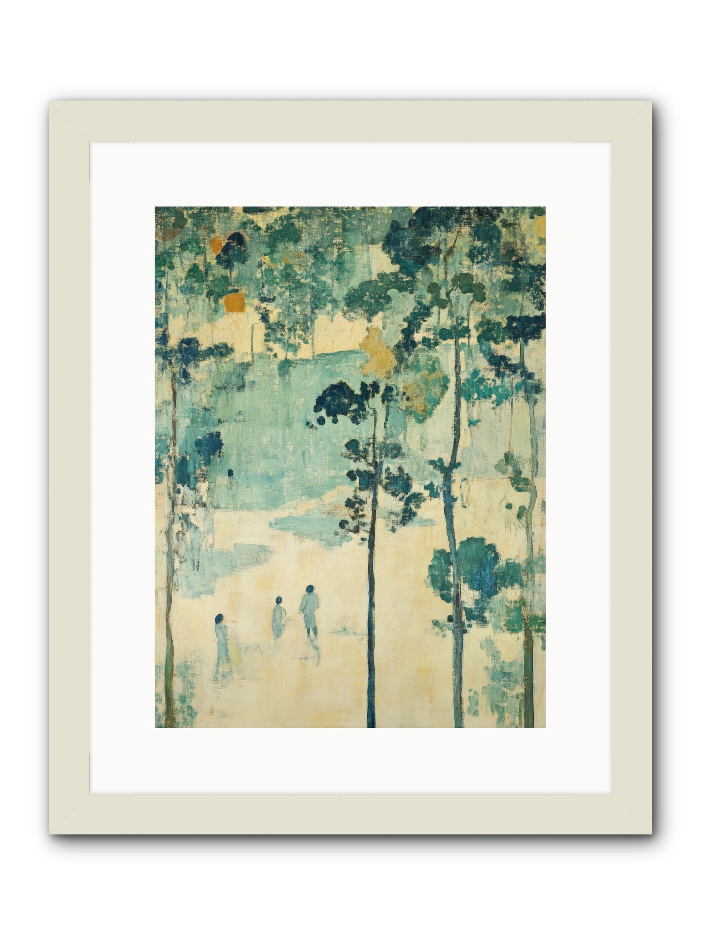 Wild Wood Passage -- Framed Print - White 12x16