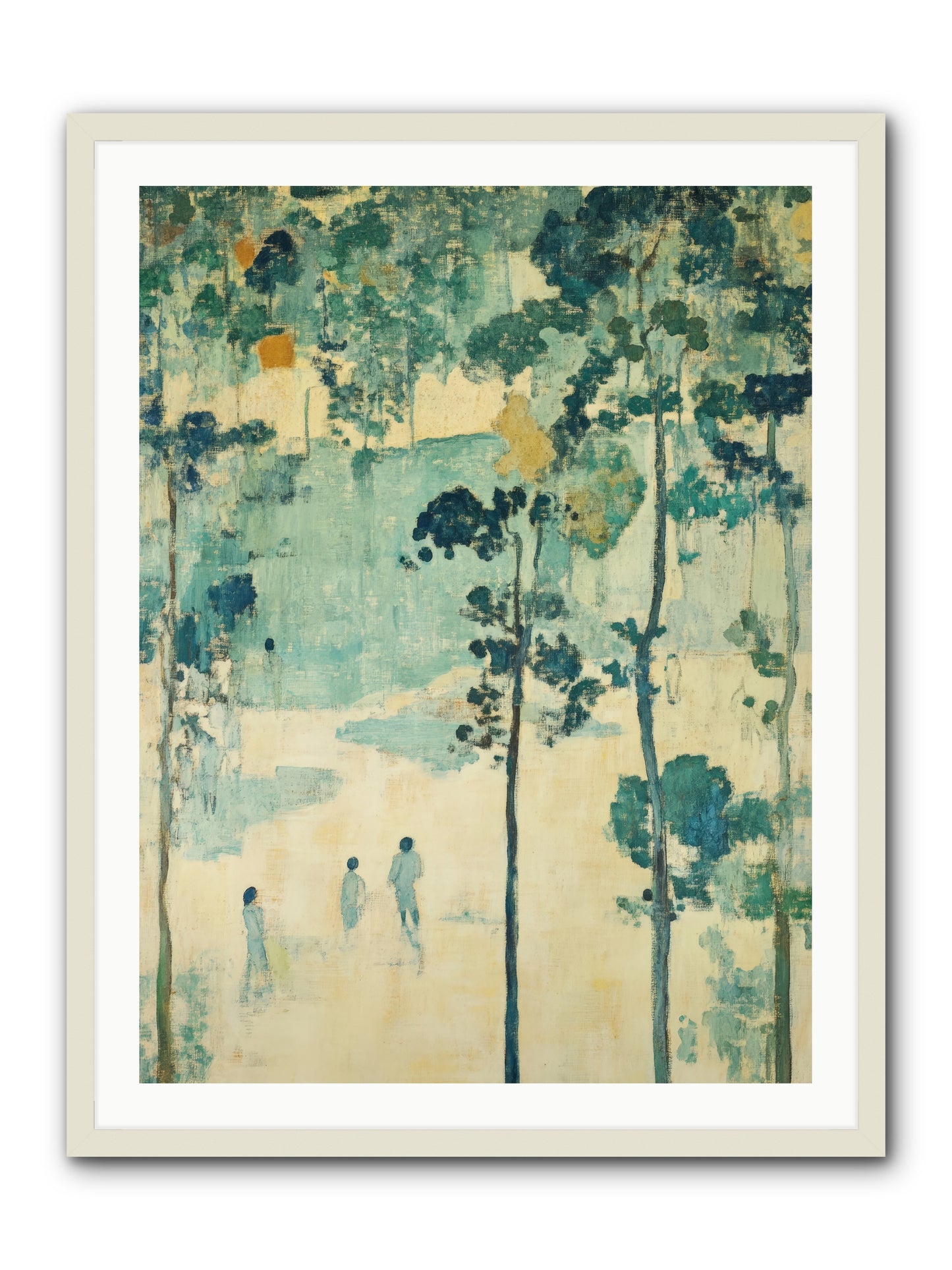 Wild Wood Passage -- Framed Print - White 30x40