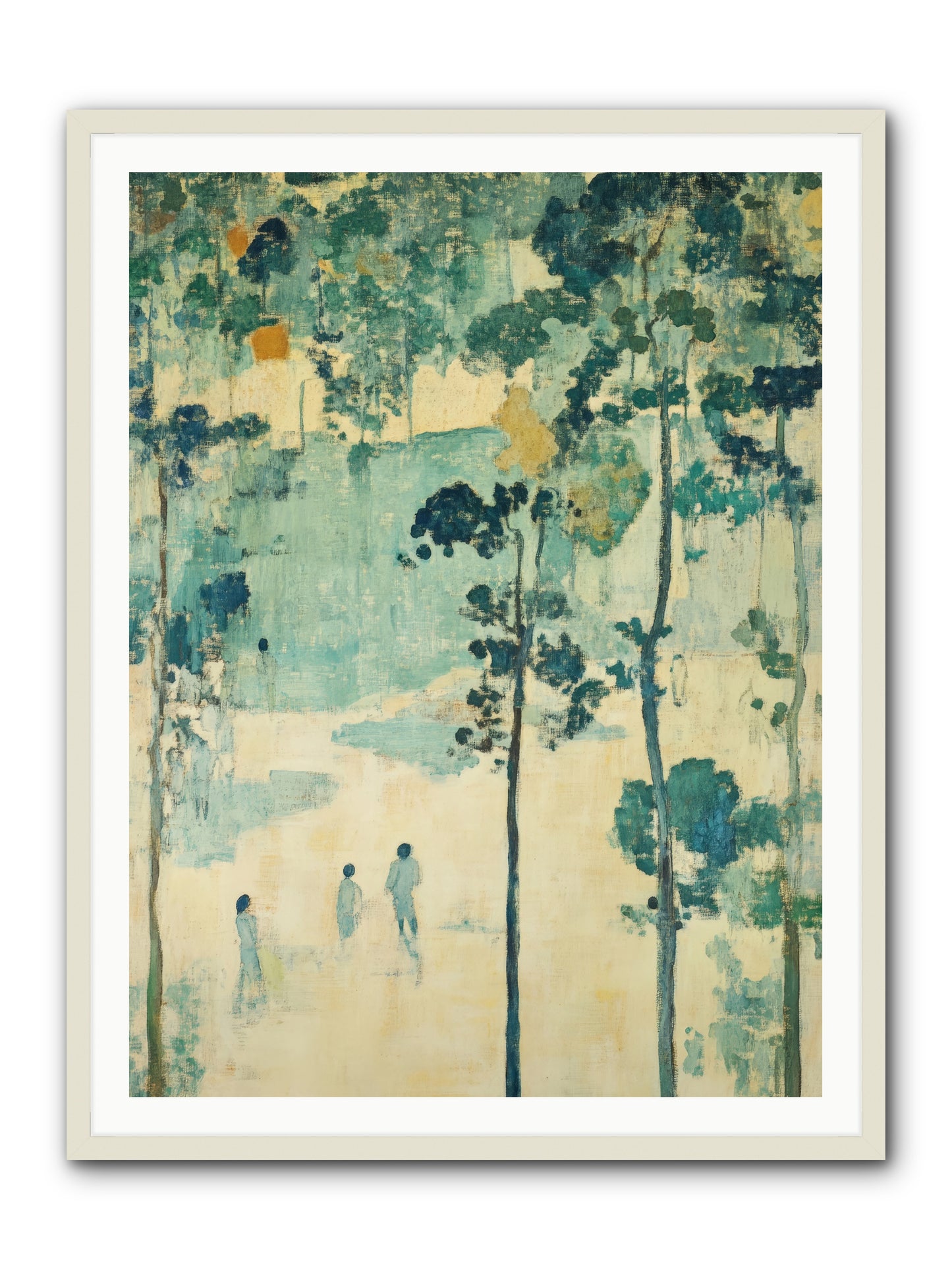 Wild Wood Passage -- Framed Print - White 36x48
