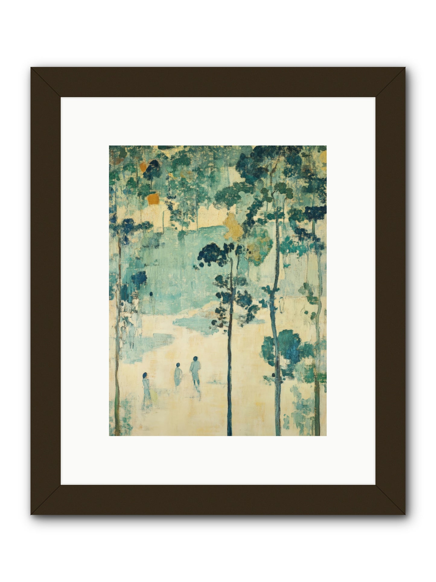 Wild Wood Passage -- Framed Print - Black 9x12