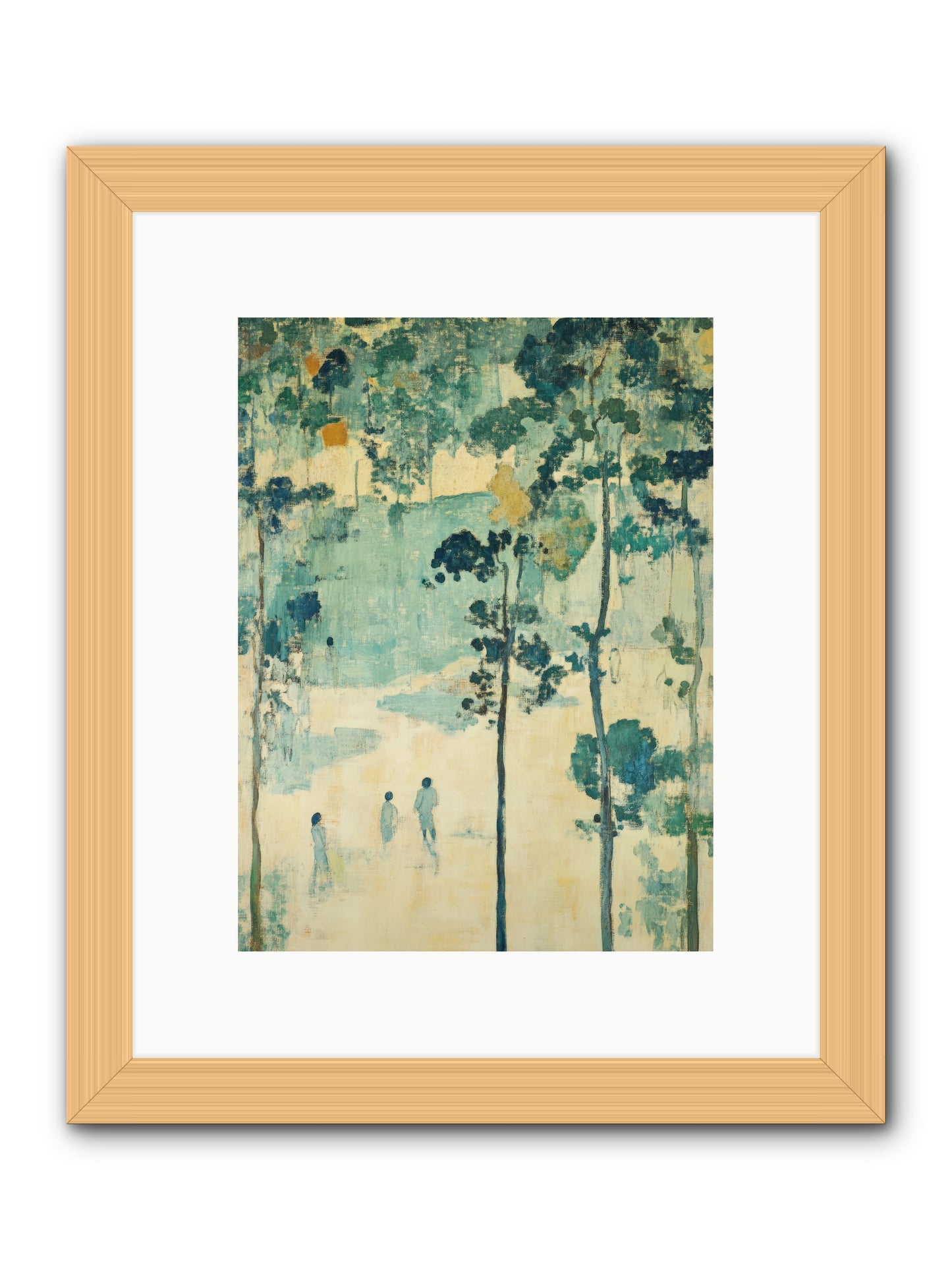 Wild Wood Passage -- Framed Print - Natural 9x12