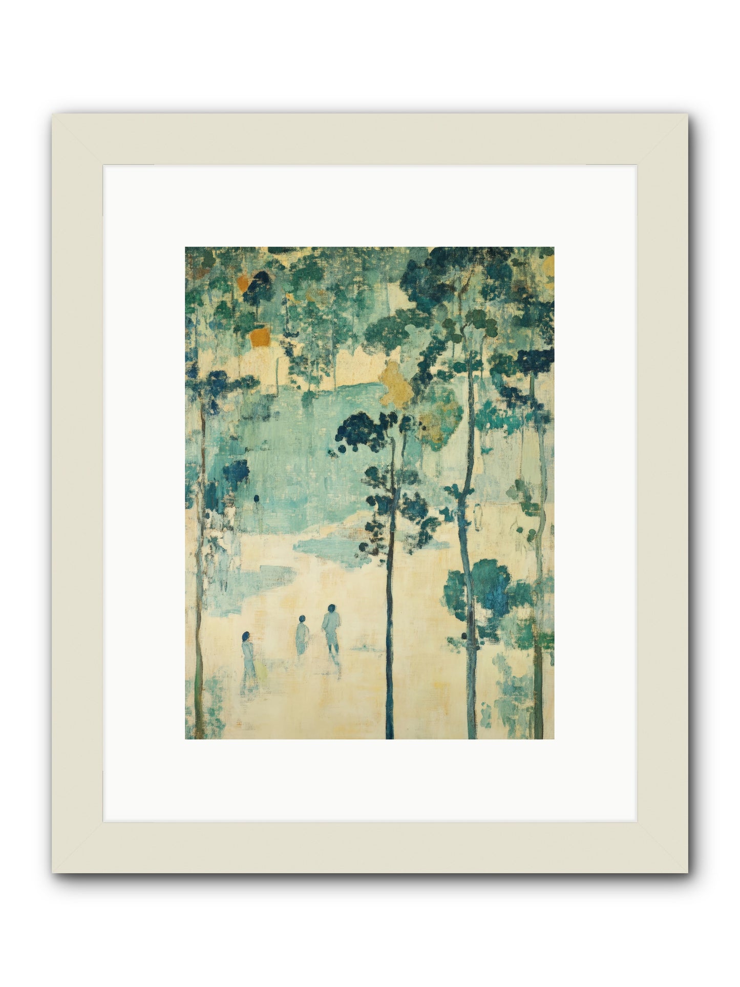 Wild Wood Passage -- Framed Print - White 9x12