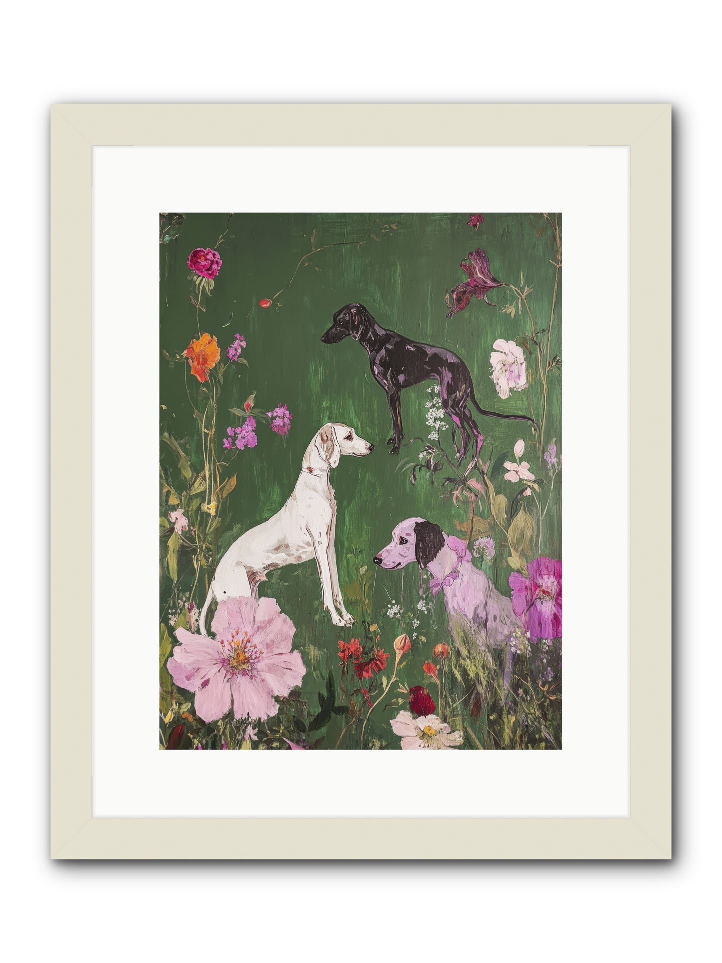 Wild and Free -- Framed Print - White 12x16