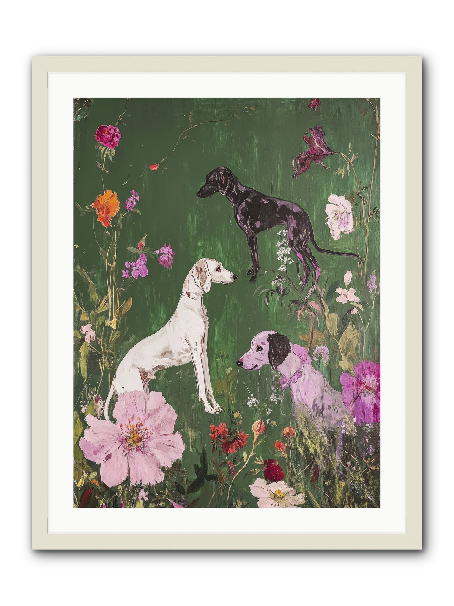 Wild and Free -- Framed Print - White 24x32