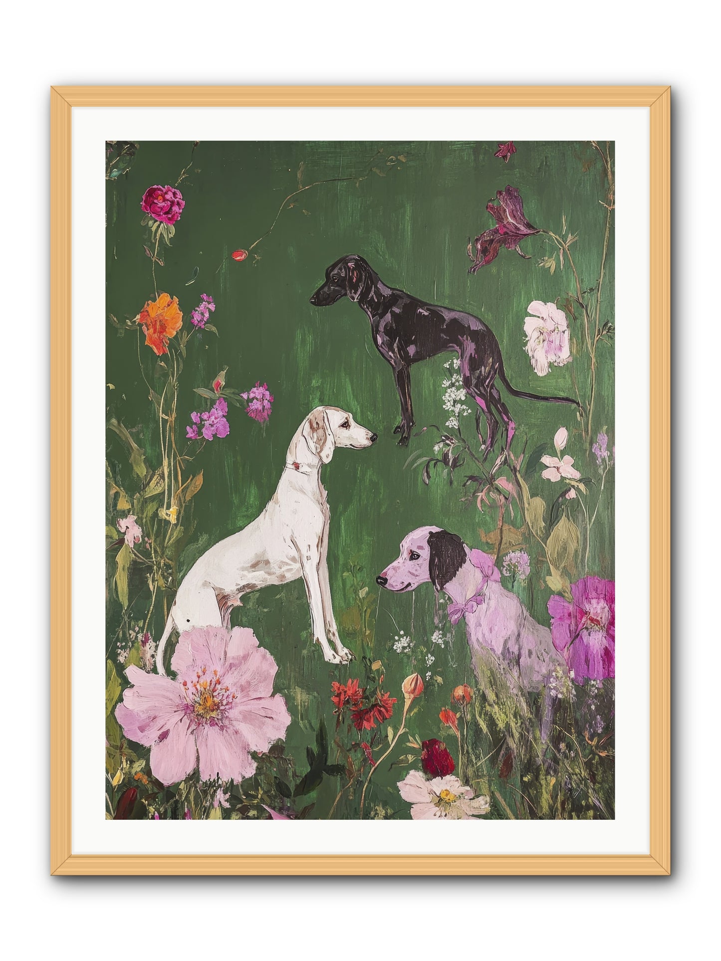 Wild and Free -- Framed Print - Natural 30x40
