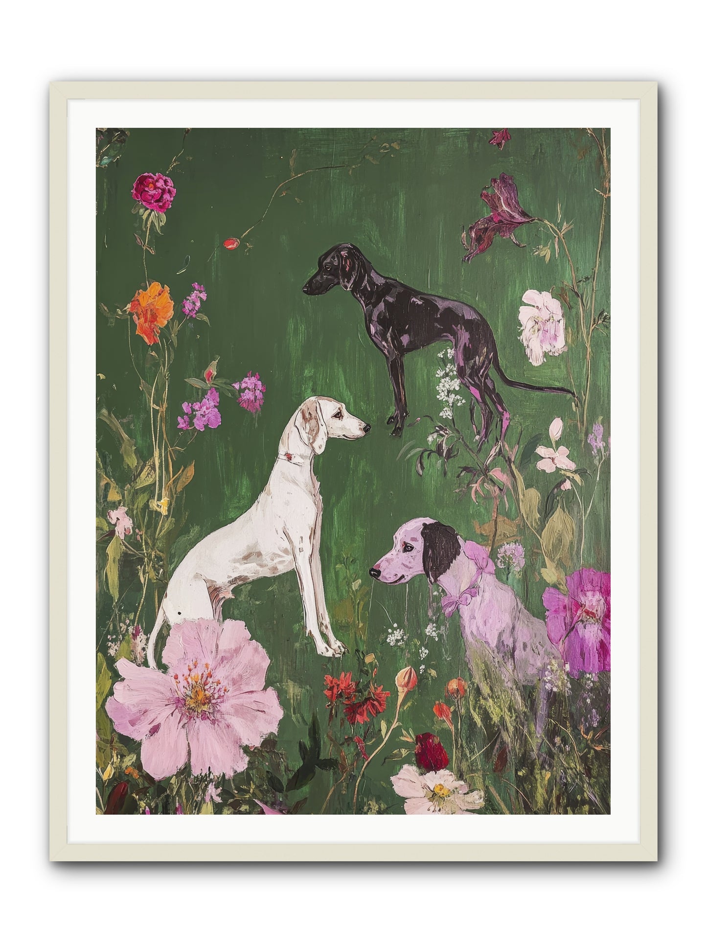 Wild and Free -- Framed Print - White 36x48