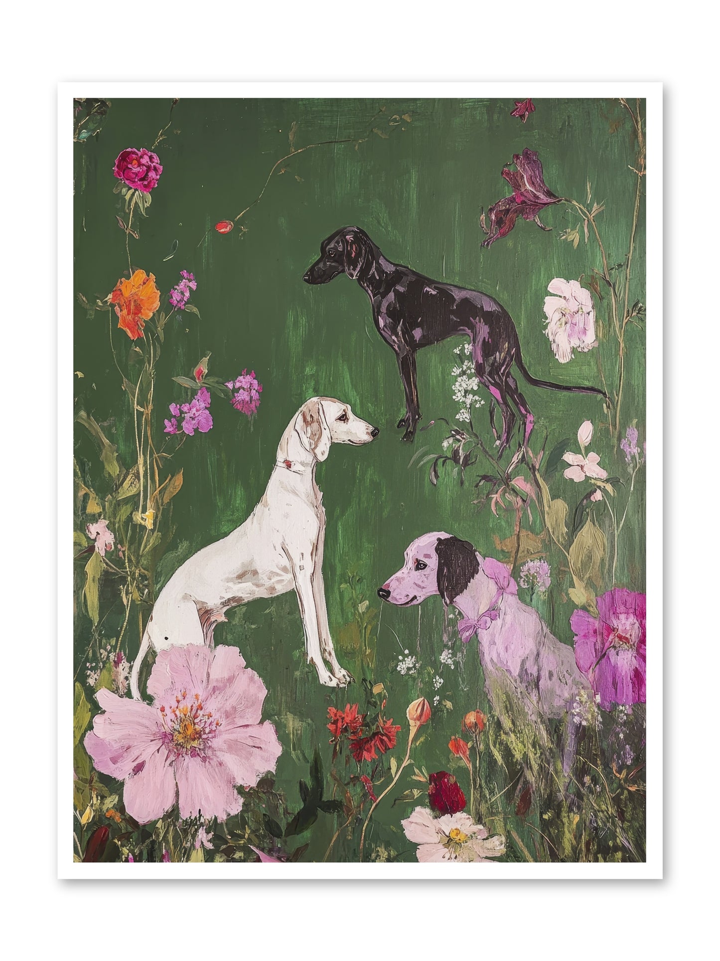 Wild and Free -- Loose Canvas Print 36x48