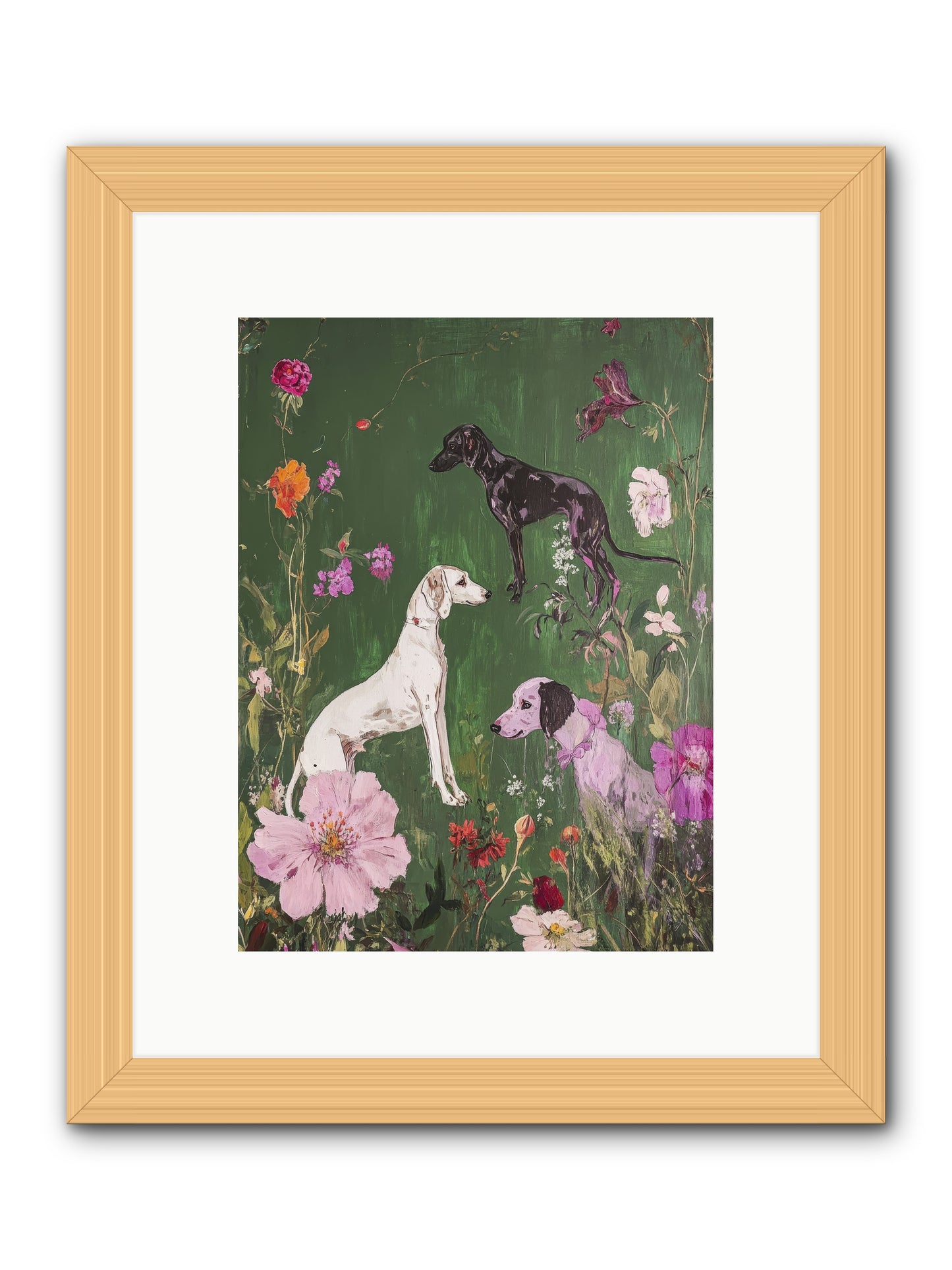 Wild and Free -- Framed Print - Natural 9x12