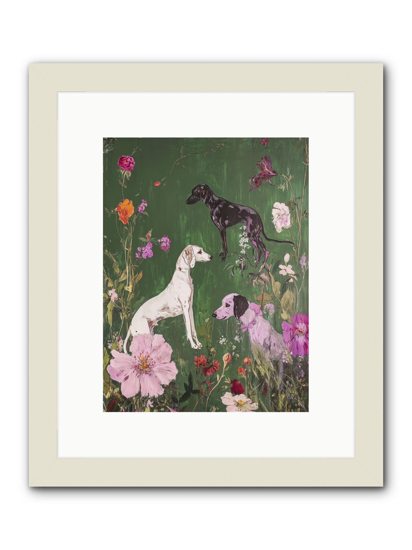 Wild and Free -- Framed Print - White 9x12