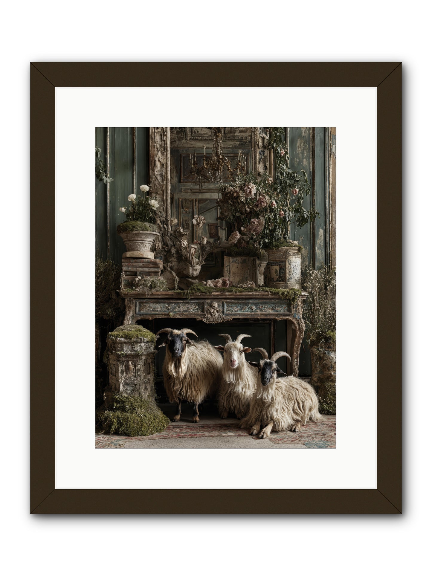 Wild grace reigning -- Framed Print - Black 12x16