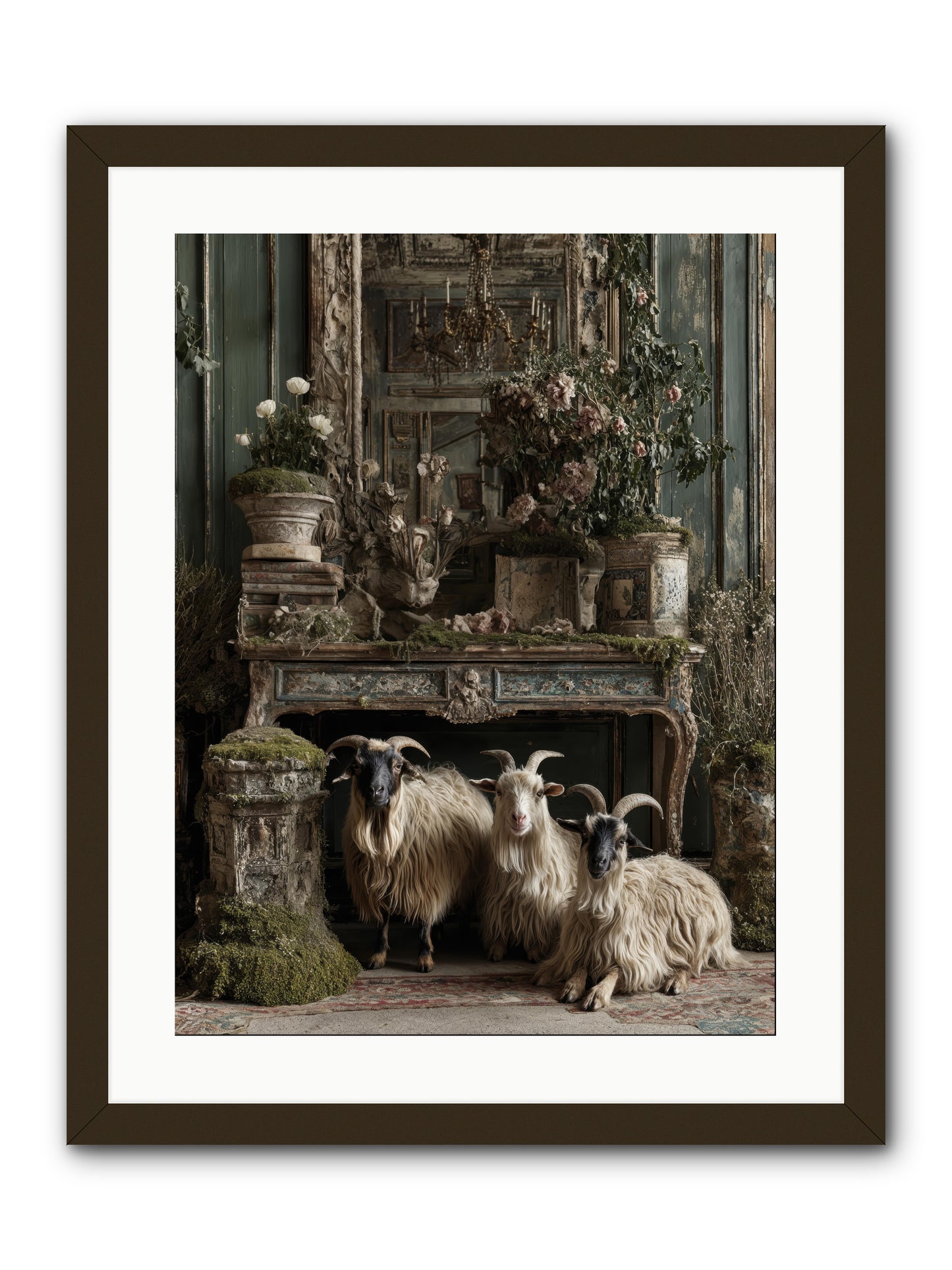 Wild grace reigning -- Framed Print - Black 18x24