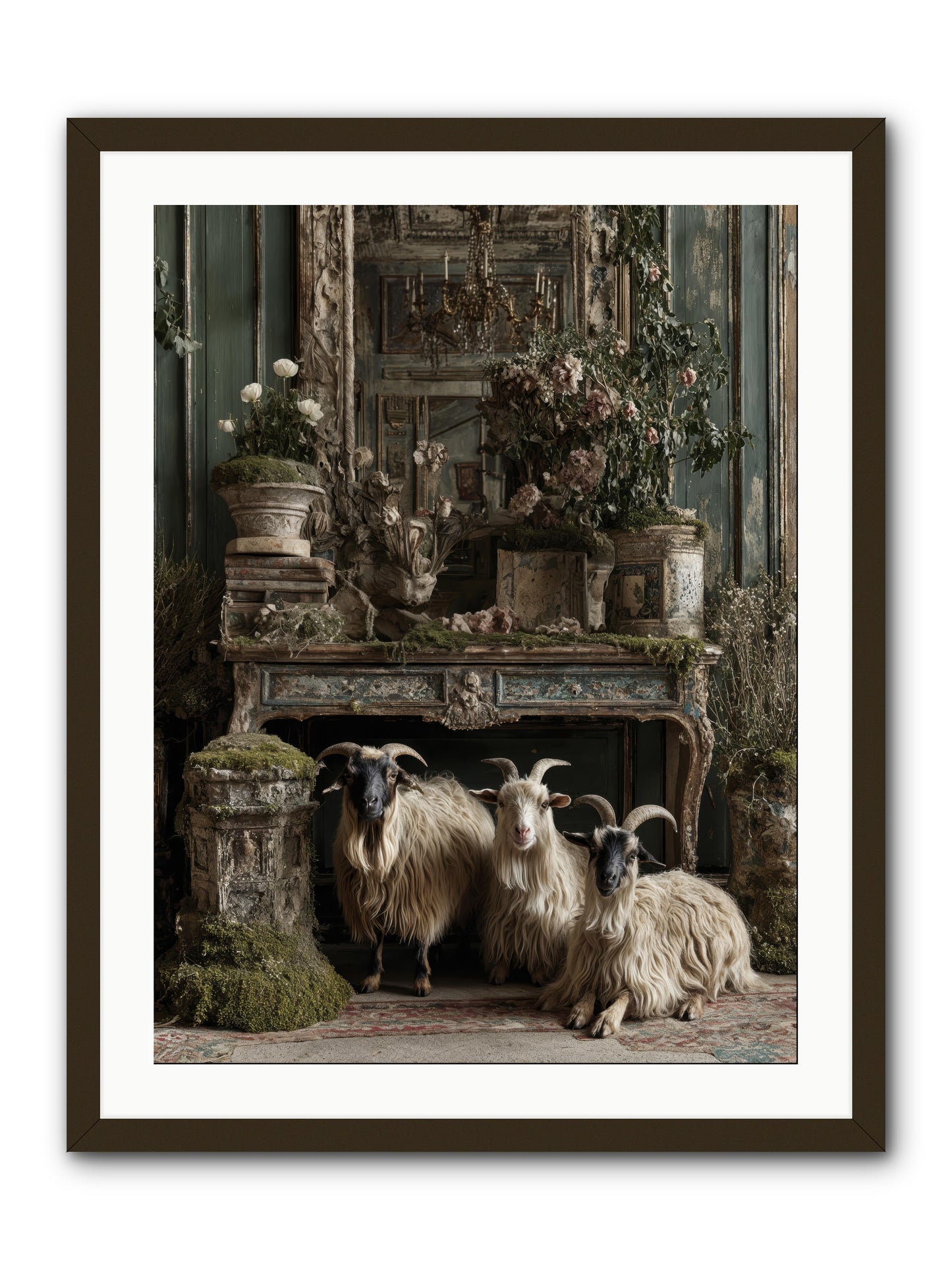 Wild grace reigning -- Framed Print - Black 24x32