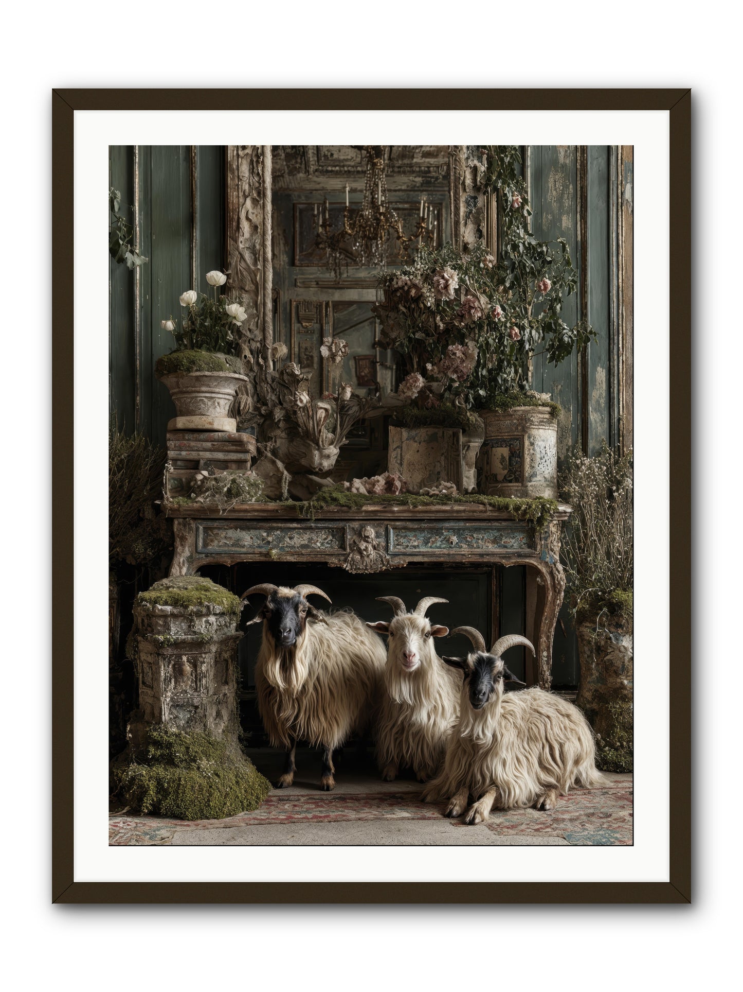 Wild grace reigning -- Framed Print - Black 30x40