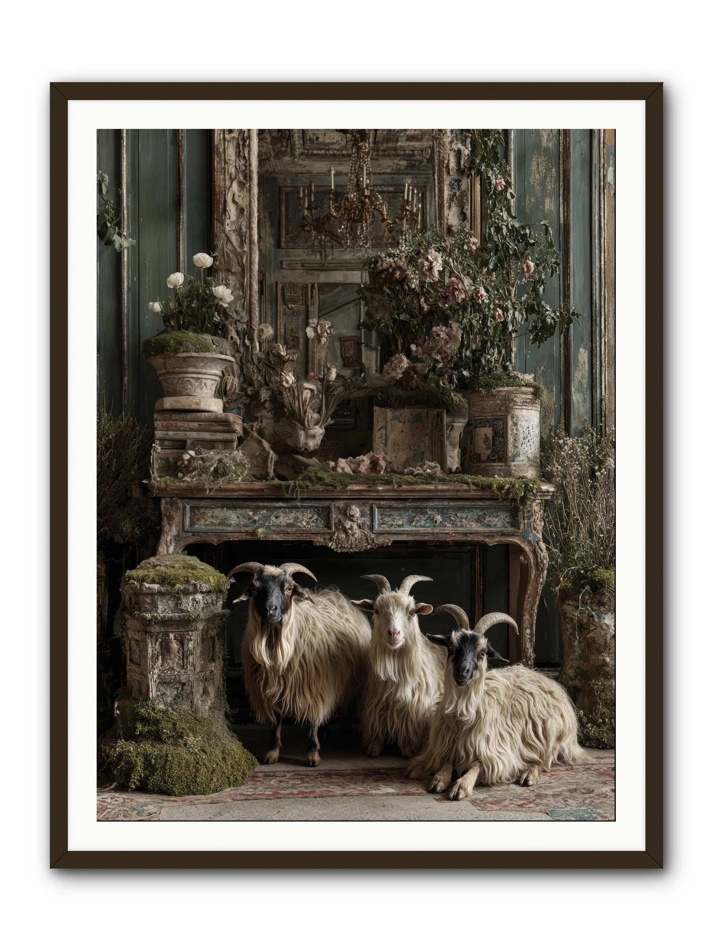 Wild grace reigning -- Framed Print - Black 36x48