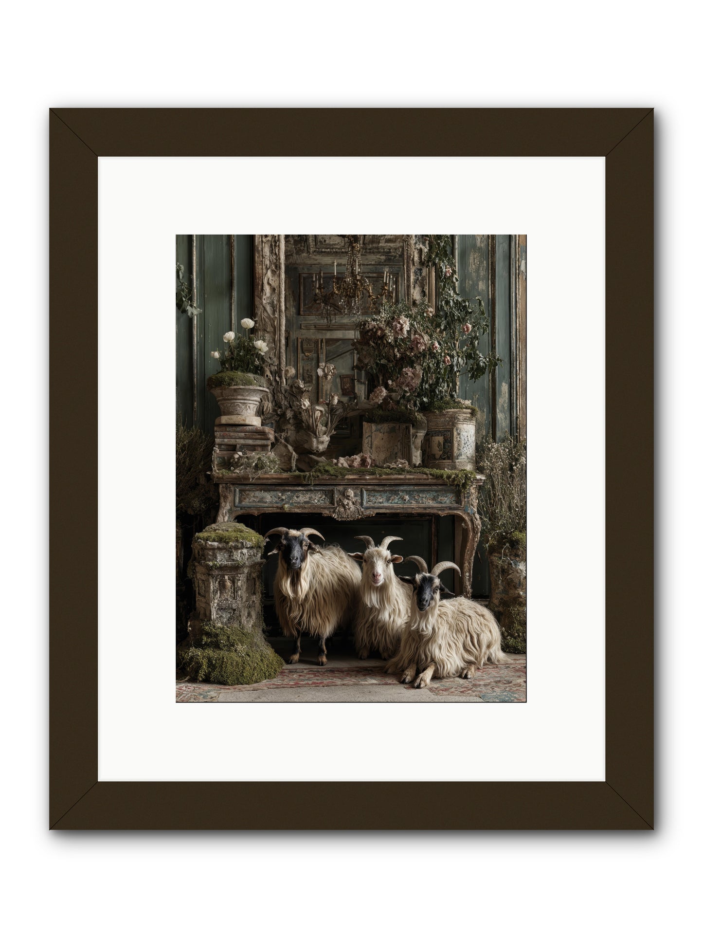 Wild grace reigning -- Framed Print - Black 9x12