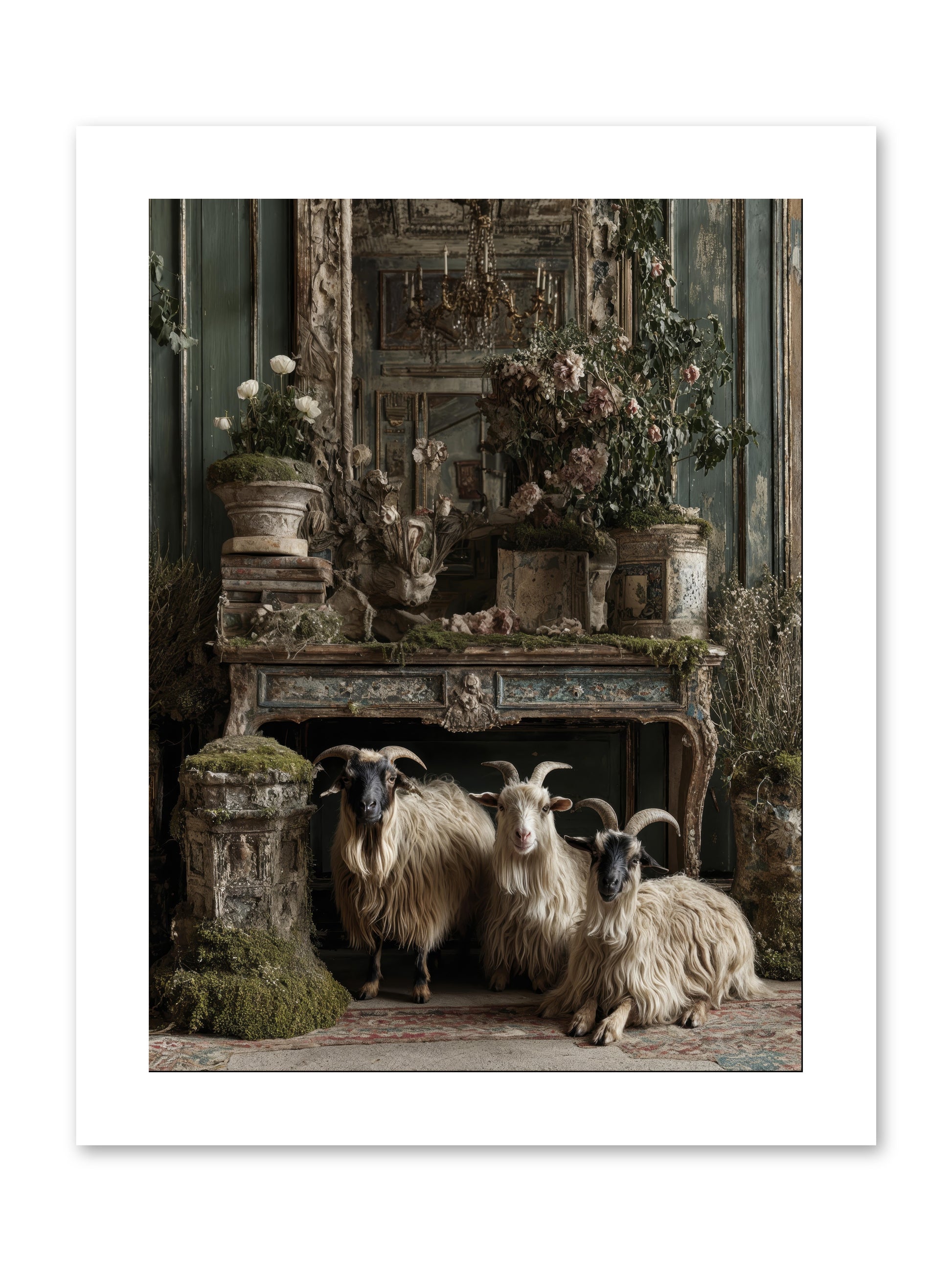 Wild grace reigning -- Paper Print 9x12