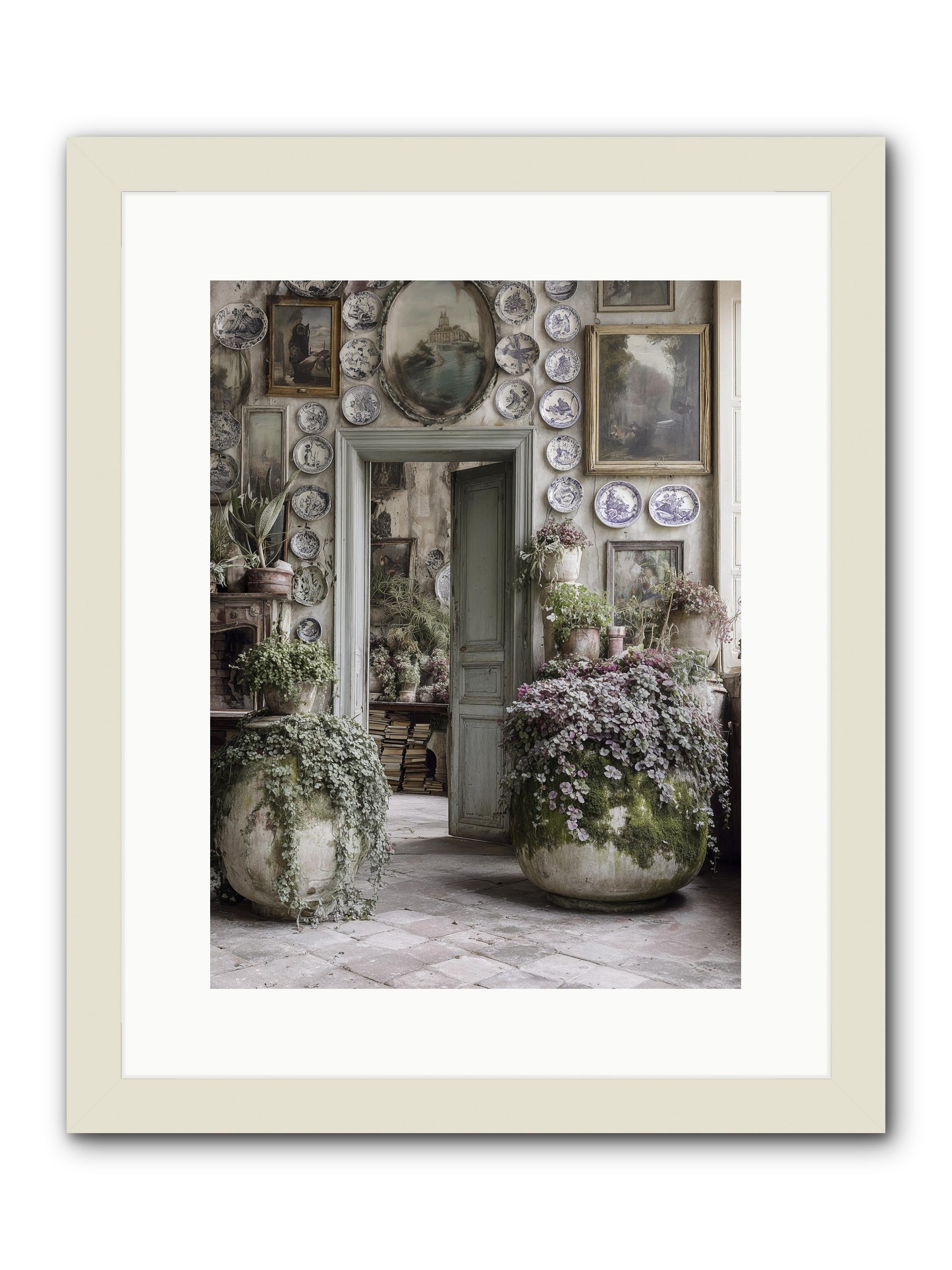 Wild sweetness -- Framed Print - White 12x16