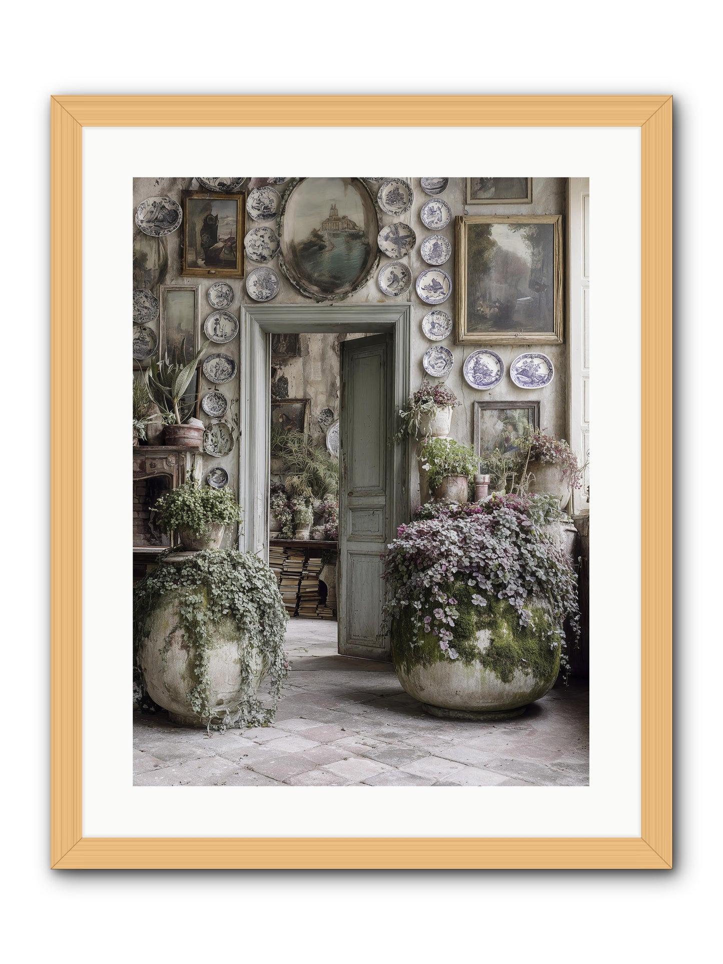 Wild sweetness -- Framed Print - Natural 18x24