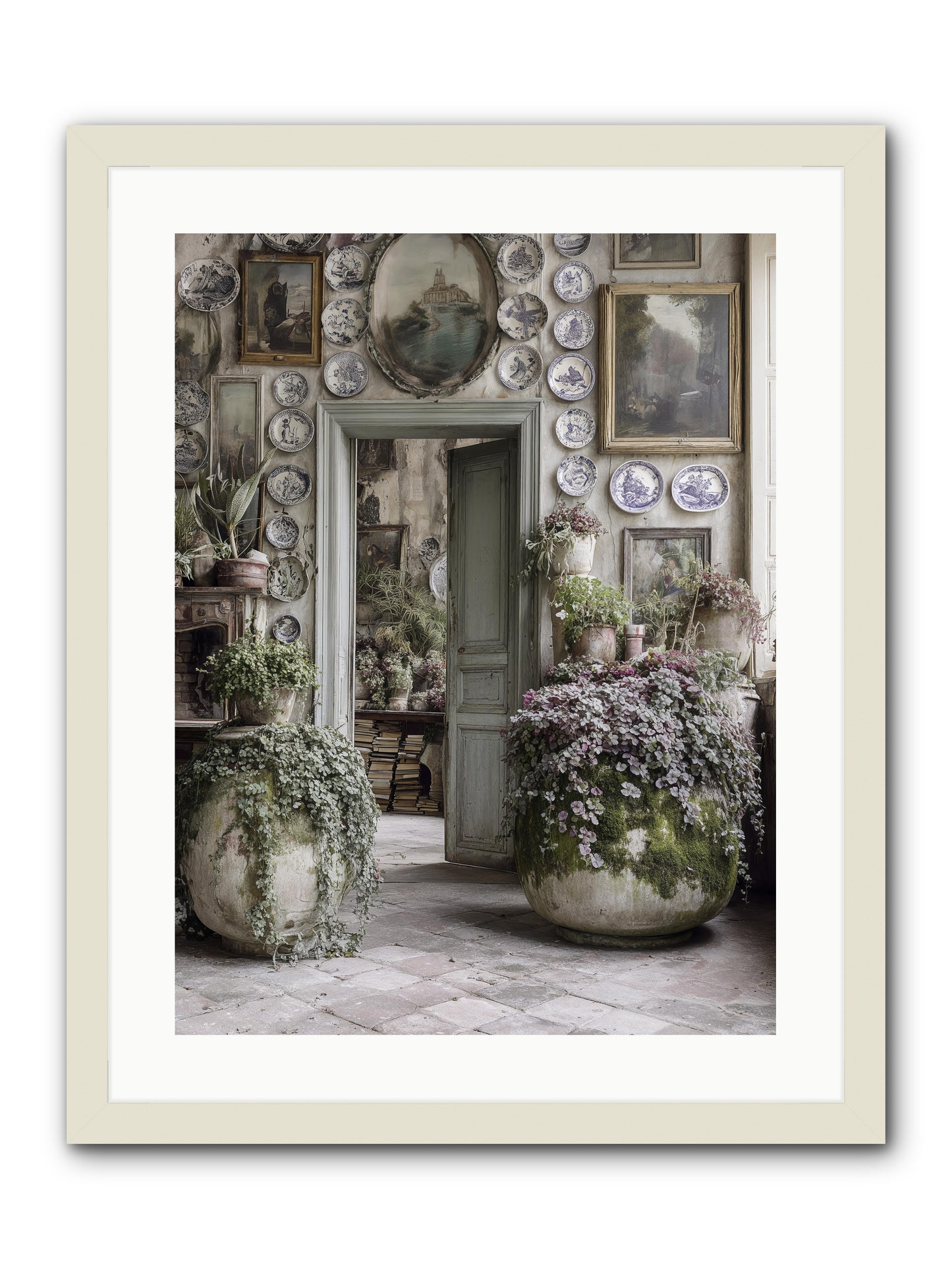 Wild sweetness -- Framed Print - White 18x24