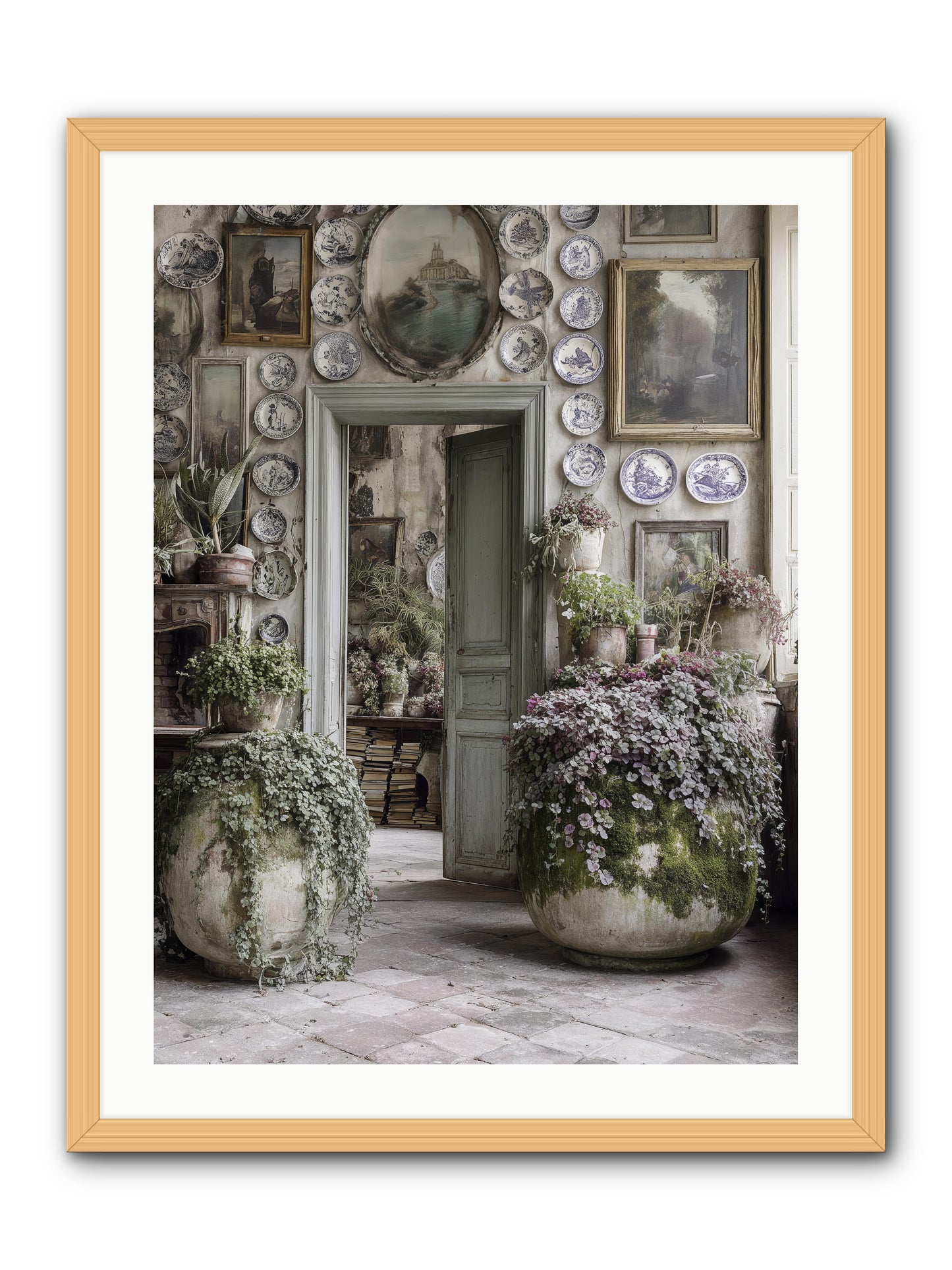 Wild sweetness -- Framed Print - Natural 24x32