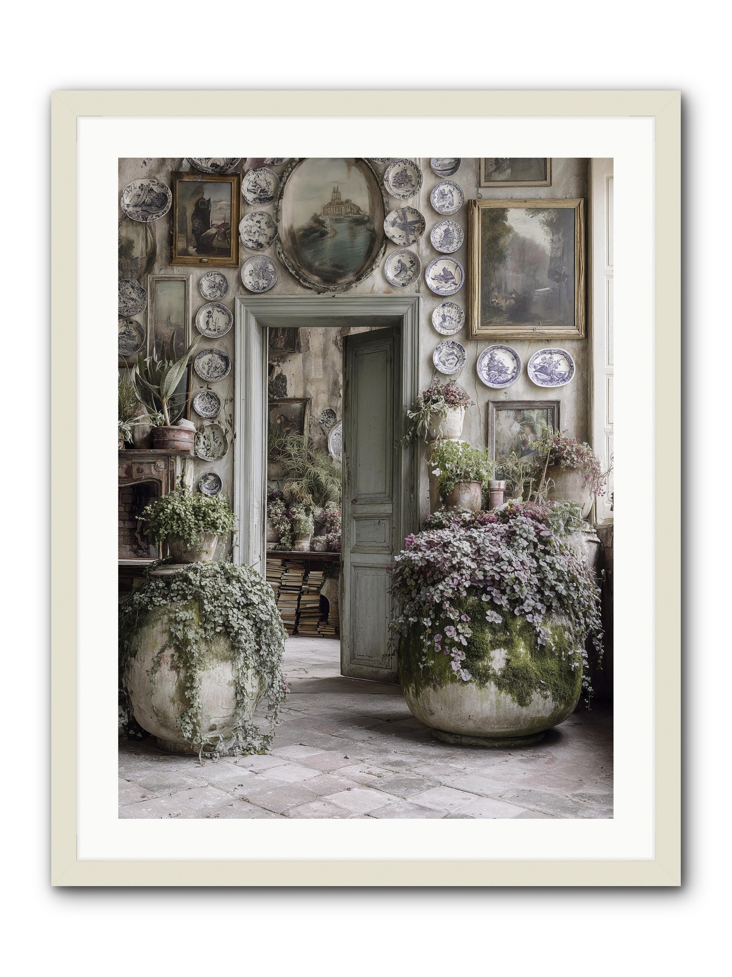 Wild sweetness -- Framed Print - White 24x32