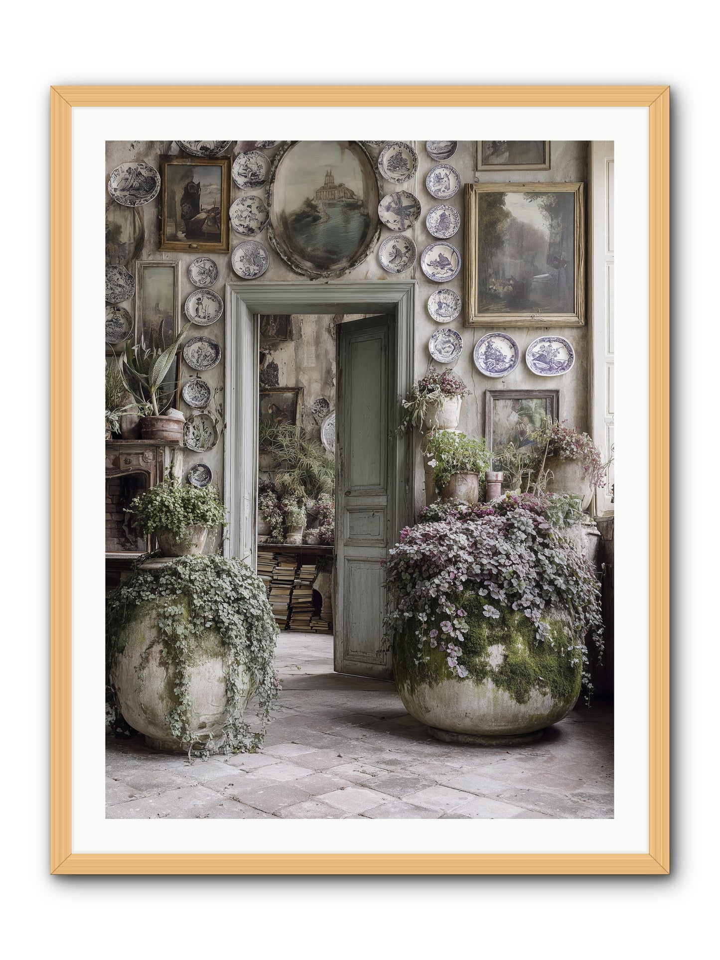 Wild sweetness -- Framed Print - Natural 30x40