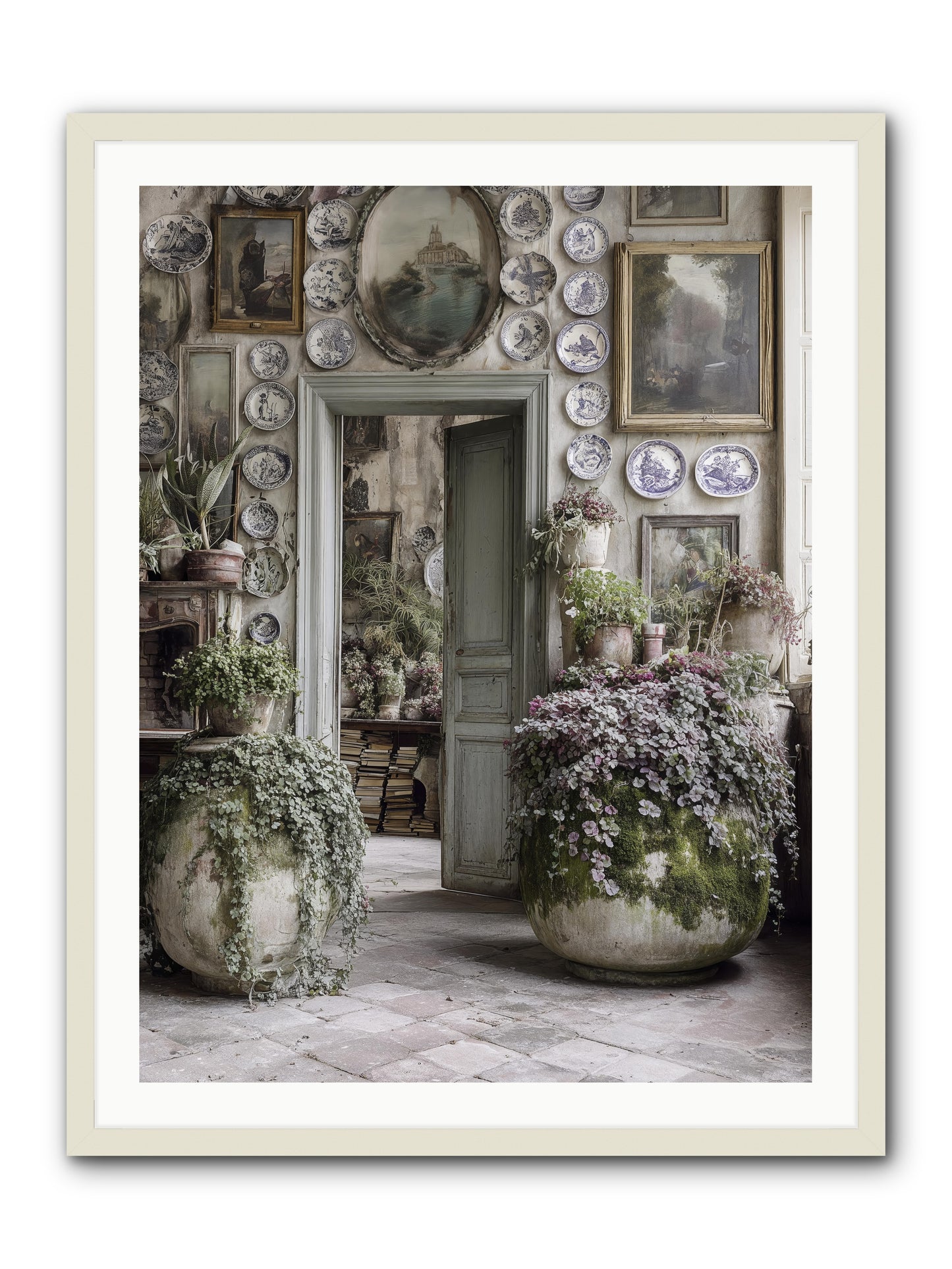 Wild sweetness -- Framed Print - White 30x40