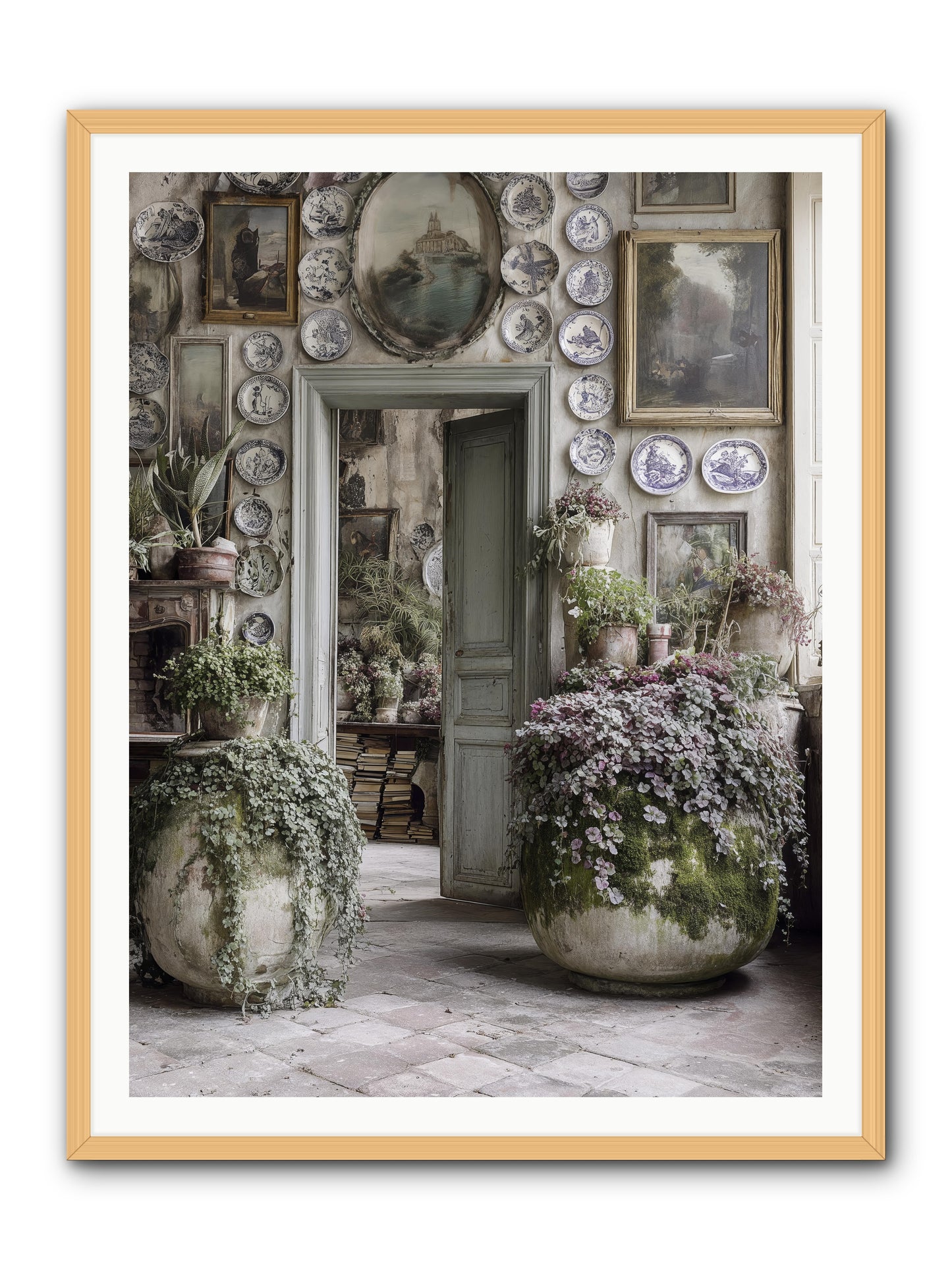 Wild sweetness -- Framed Print - Natural 36x48