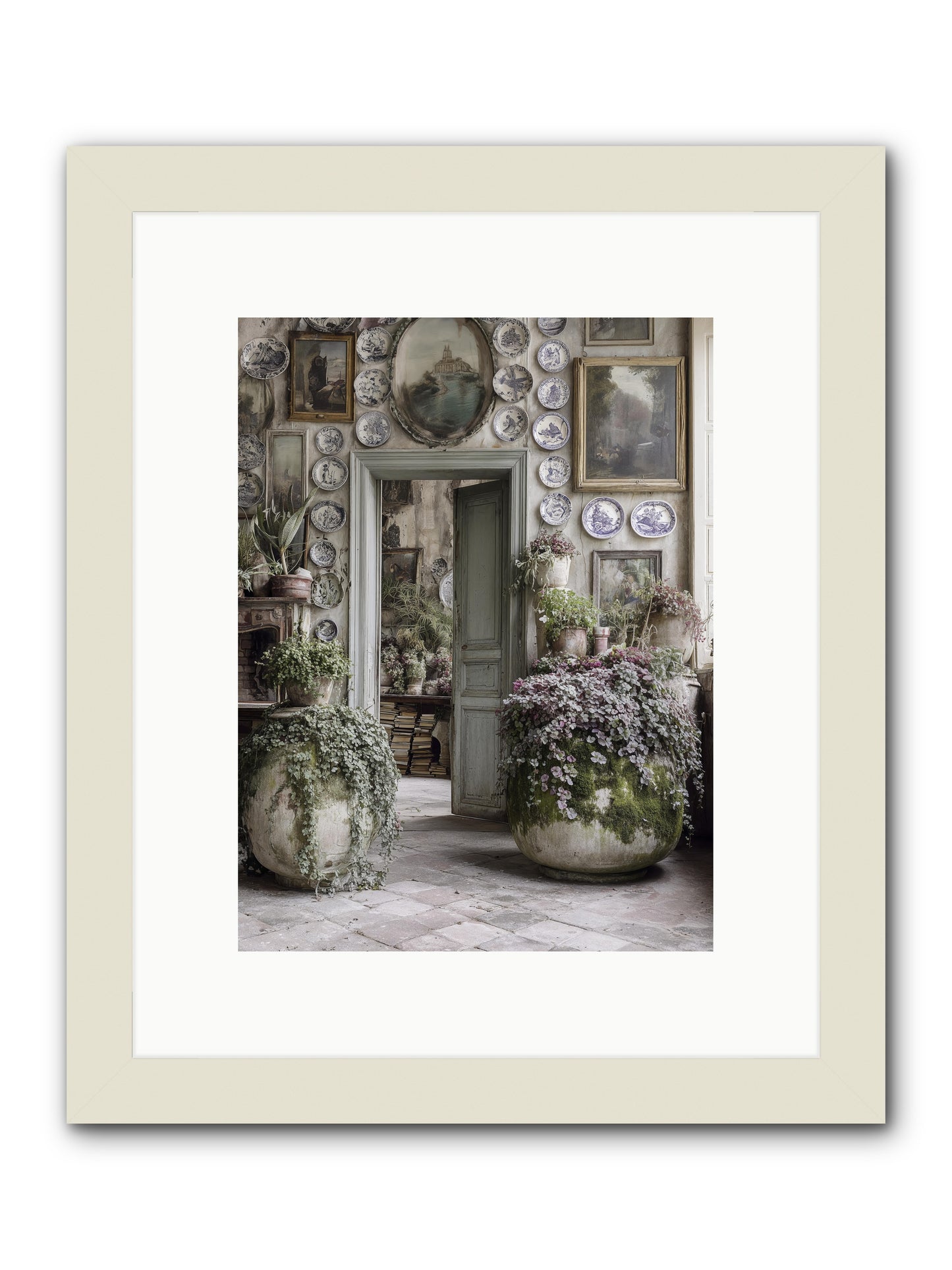 Wild sweetness -- Framed Print - White 9x12