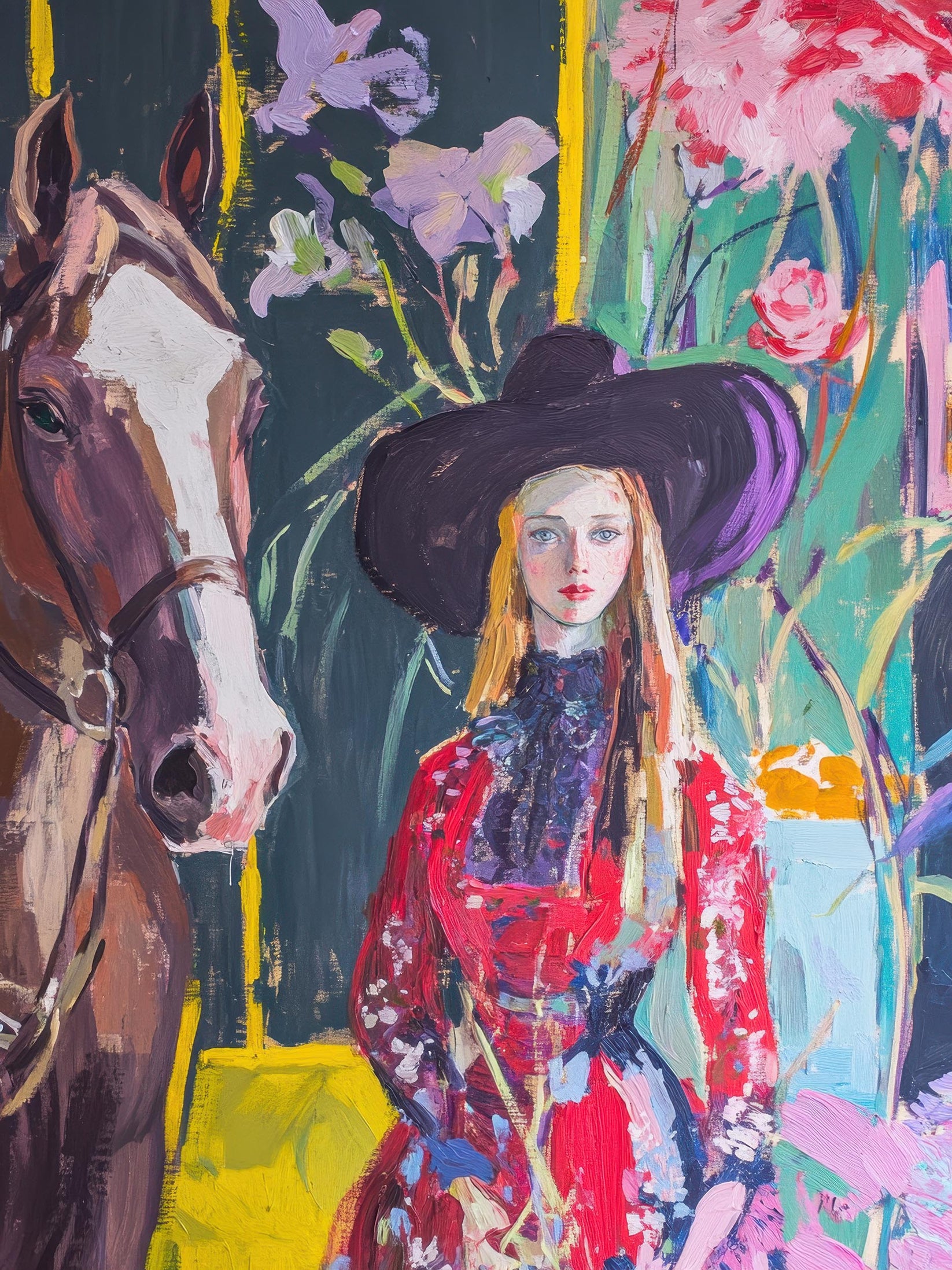 Wild Rose Rider – Porter Art Guild