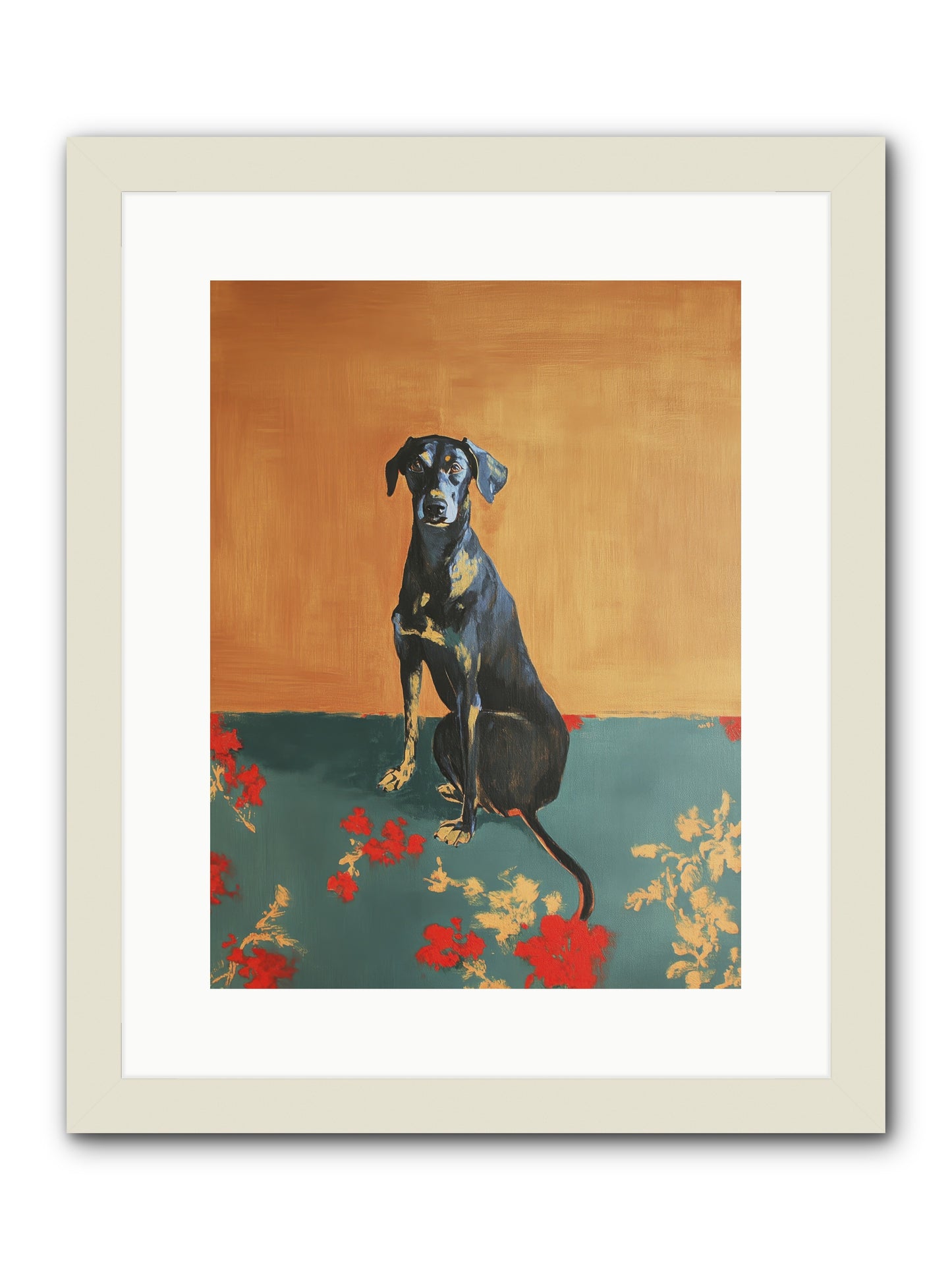 Wilde -- Framed Print - White 12x16