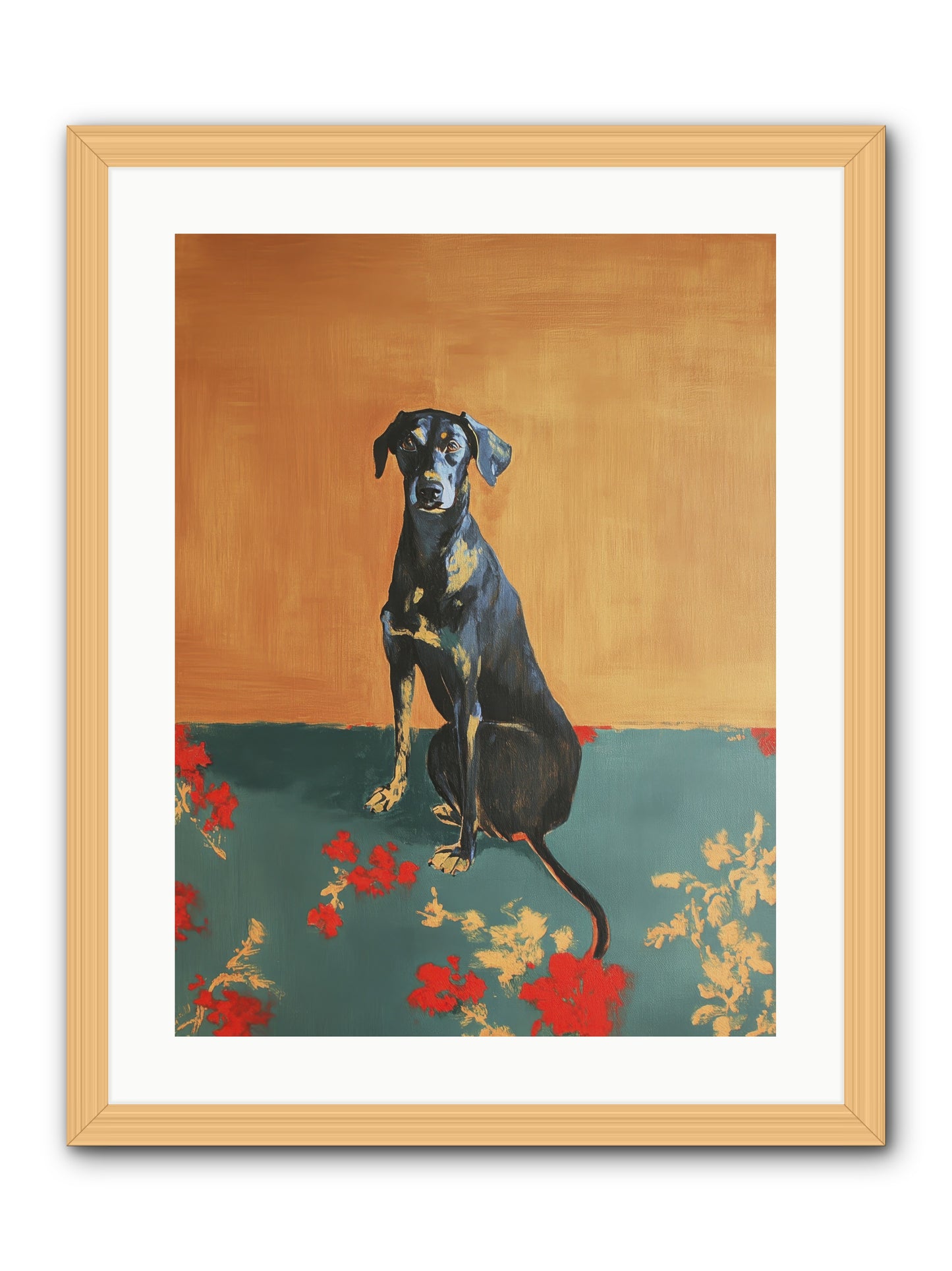 Wilde -- Framed Print - Natural 18x24