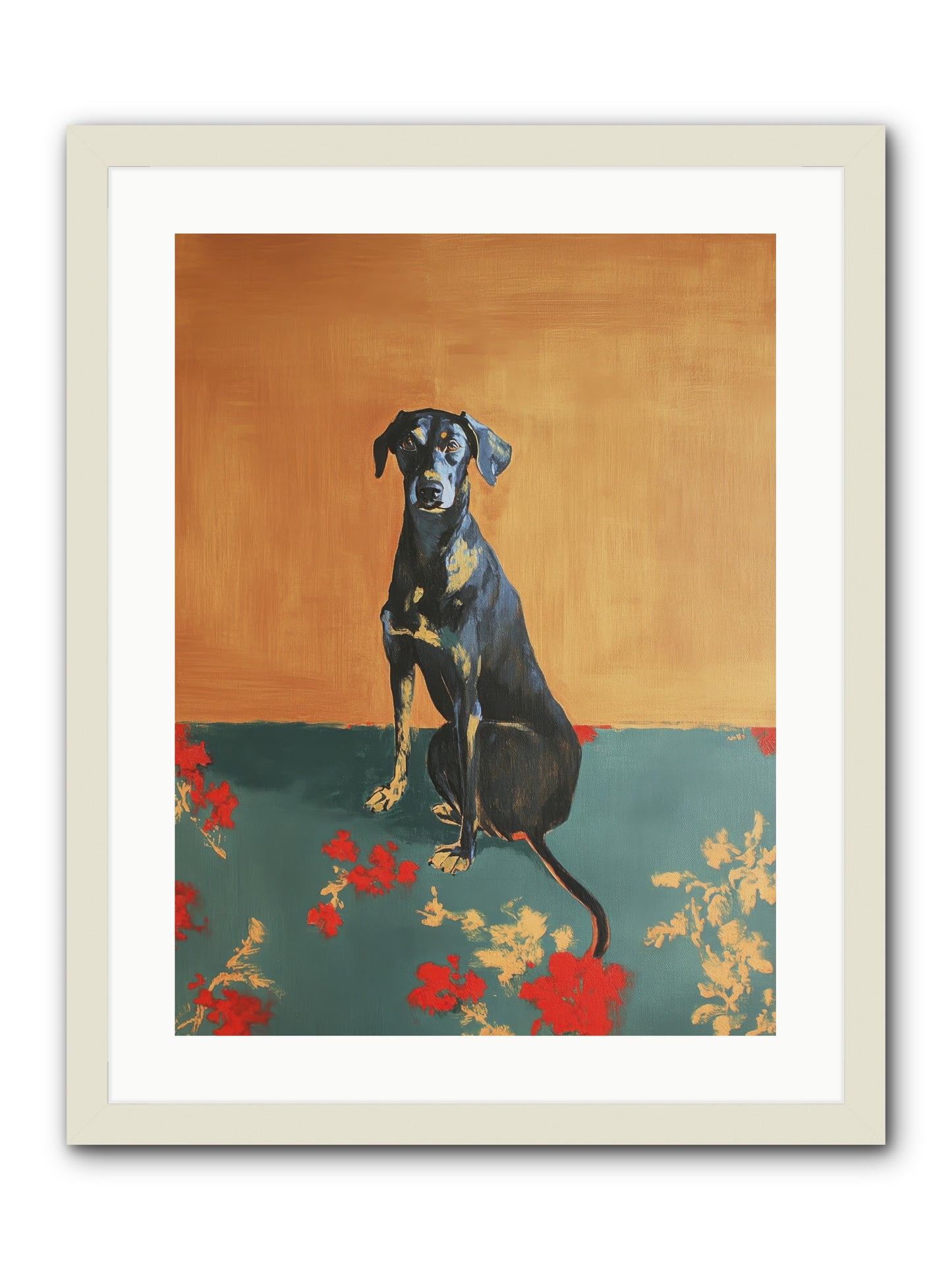 Wilde -- Framed Print - White 18x24