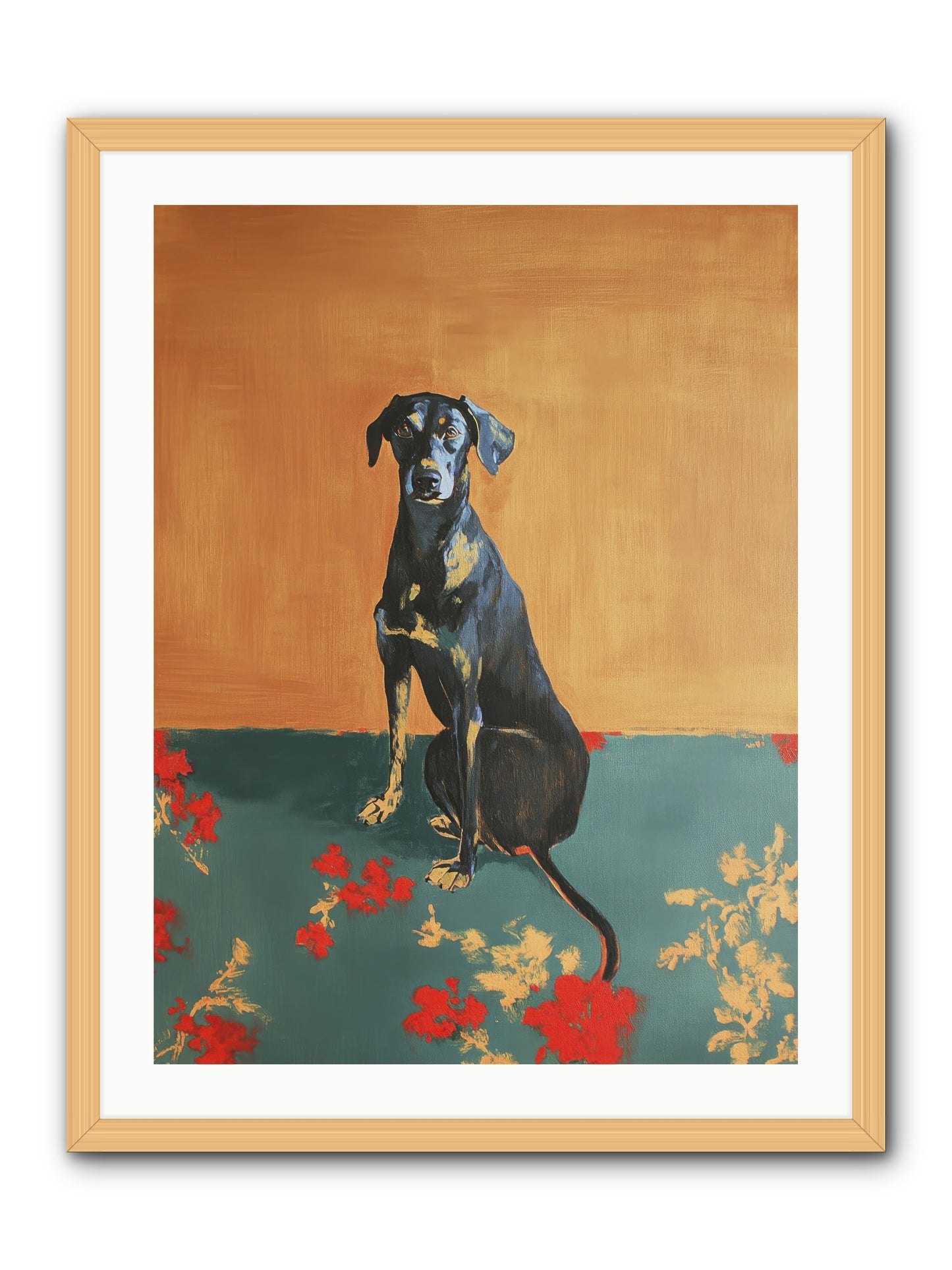 Wilde -- Framed Print - Natural 24x32