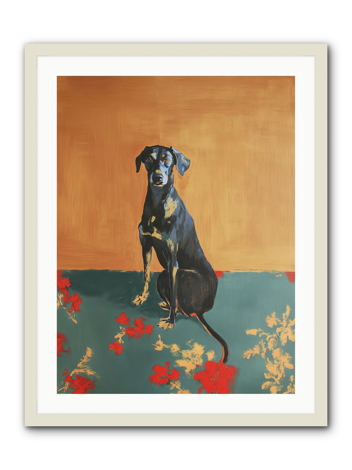 Wilde -- Framed Print - White 24x32
