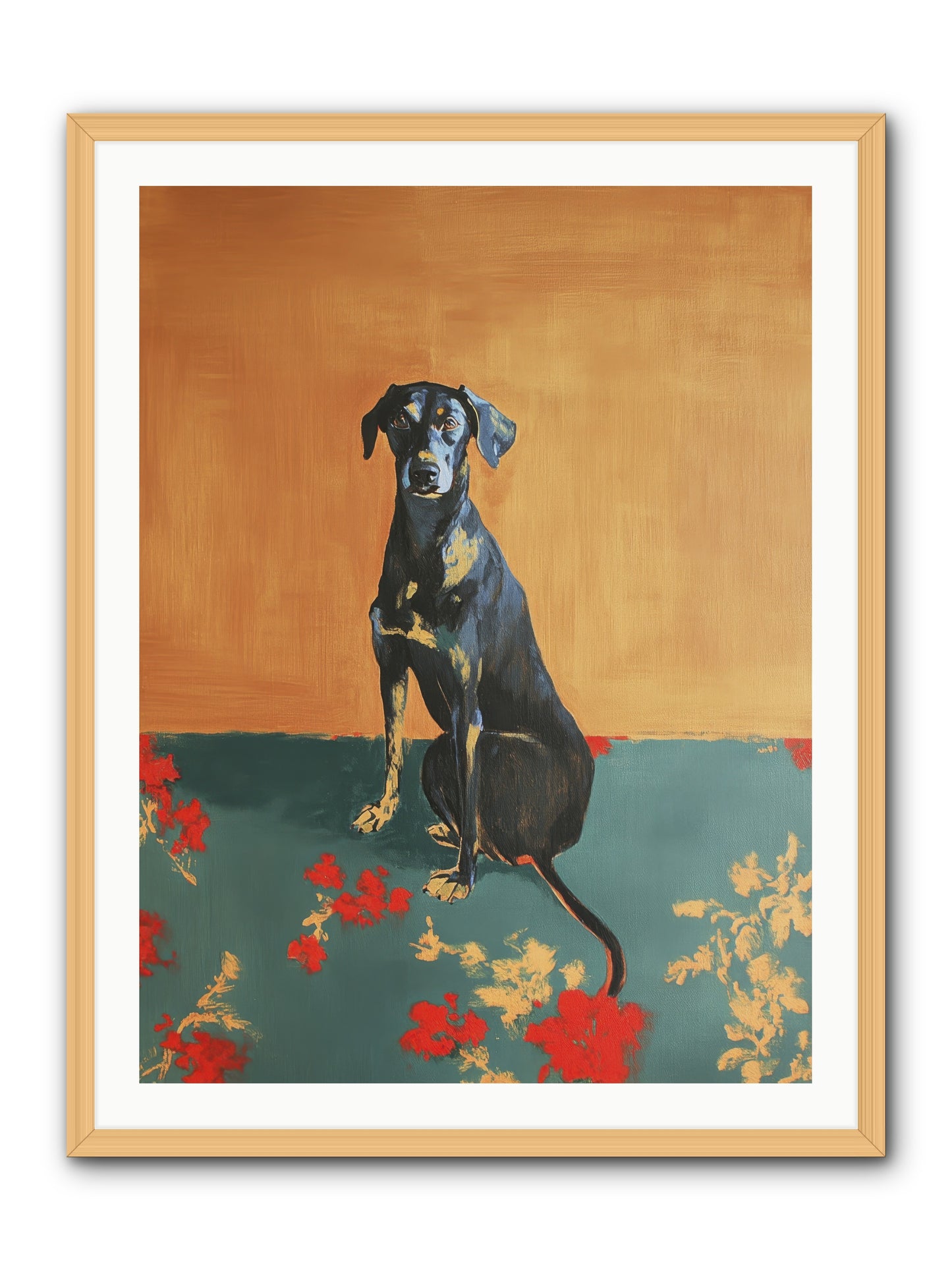Wilde -- Framed Print - Natural 30x40