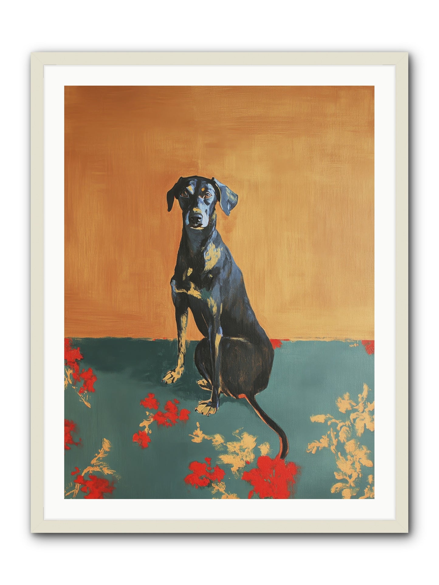 Wilde -- Framed Print - White 30x40